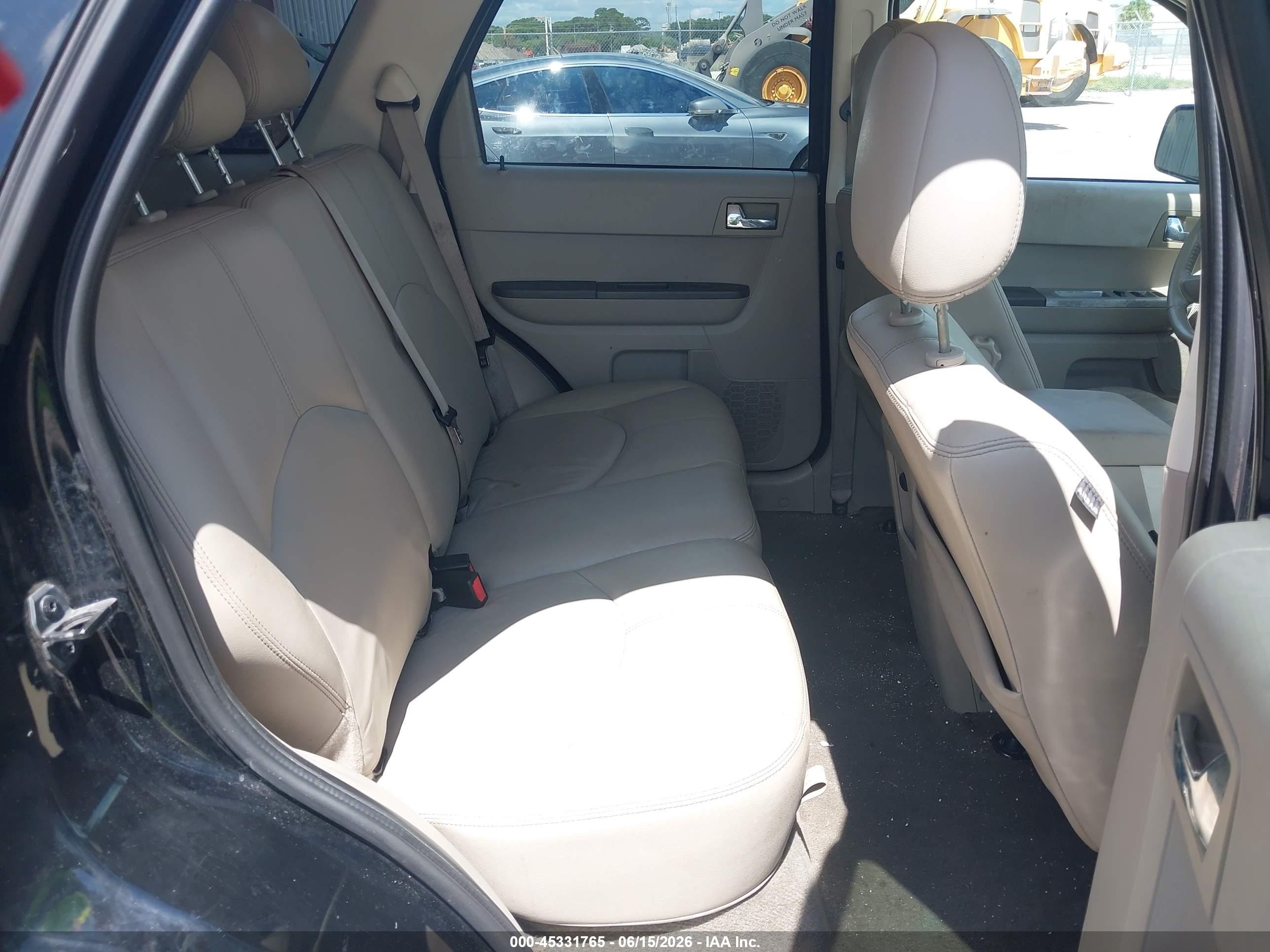 2008 Mercury Mariner Hybrid   Черный vin: 4M2CU39H08KJ31709