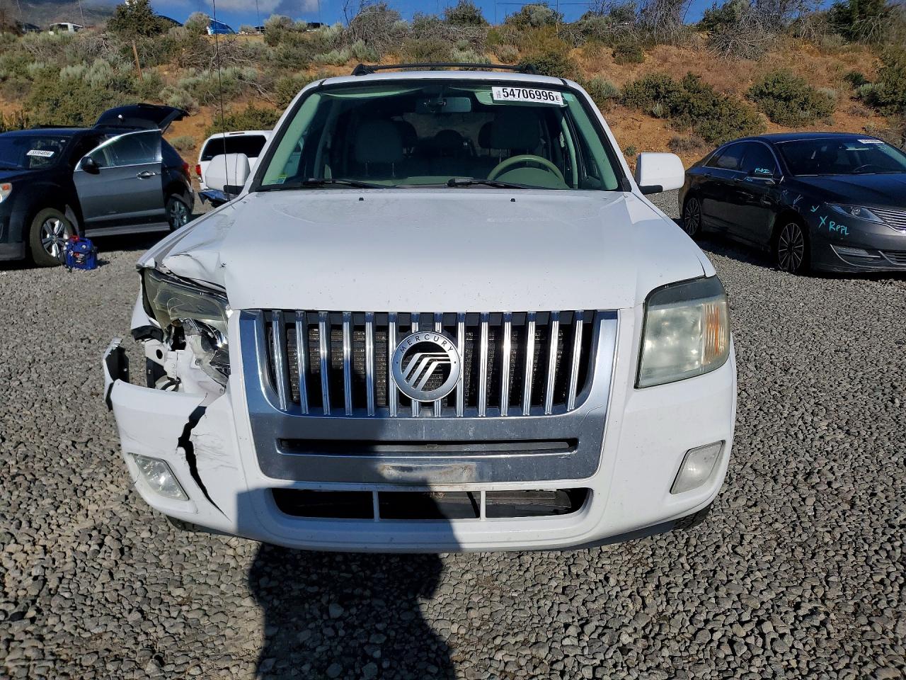 2008 Mercury Mariner Hev White vin: 4M2CU39H88KJ49990