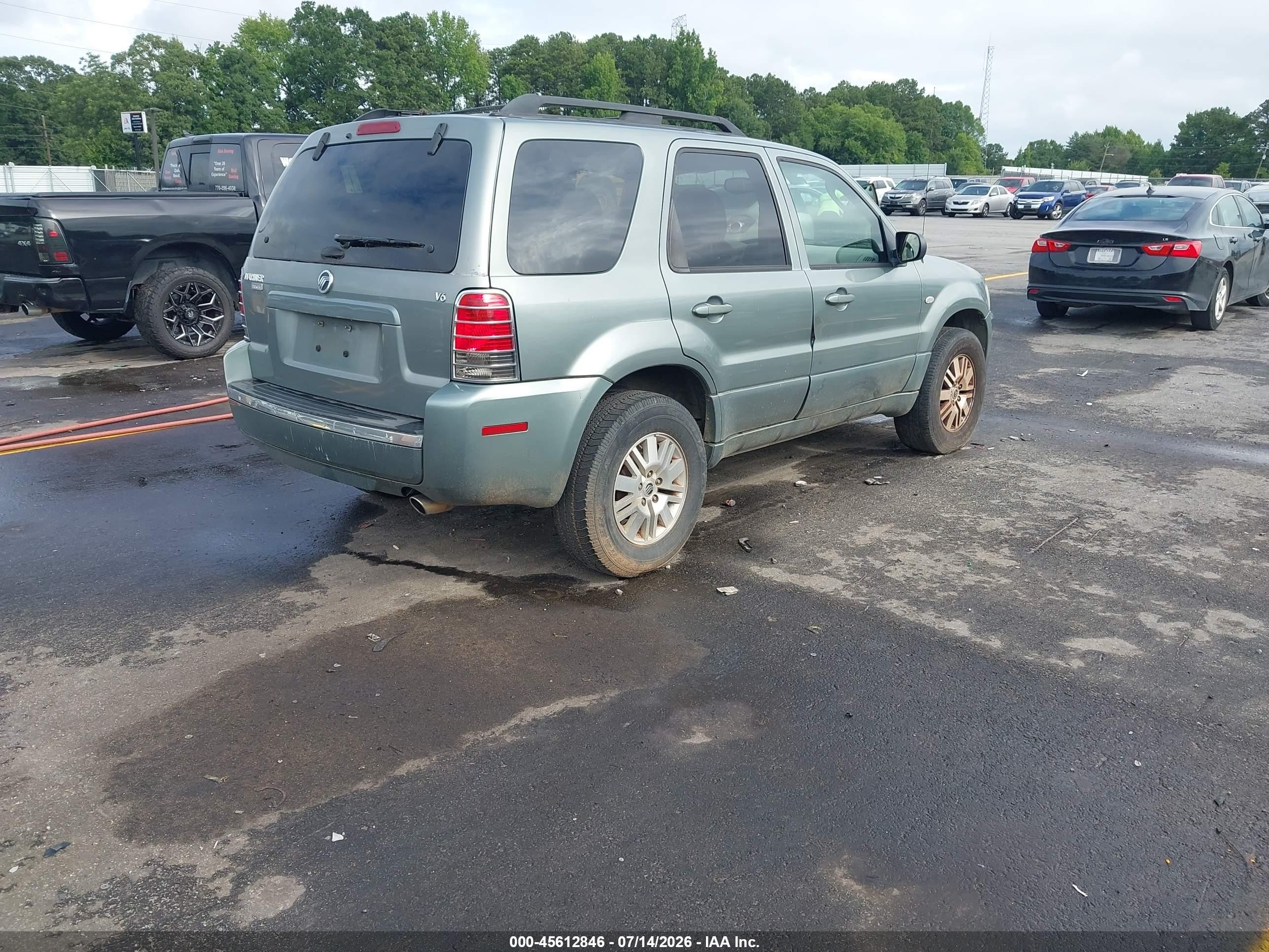 2006 Mercury Mariner Luxury/premier Бирюзовый vin: 4M2CU56116DJ01171