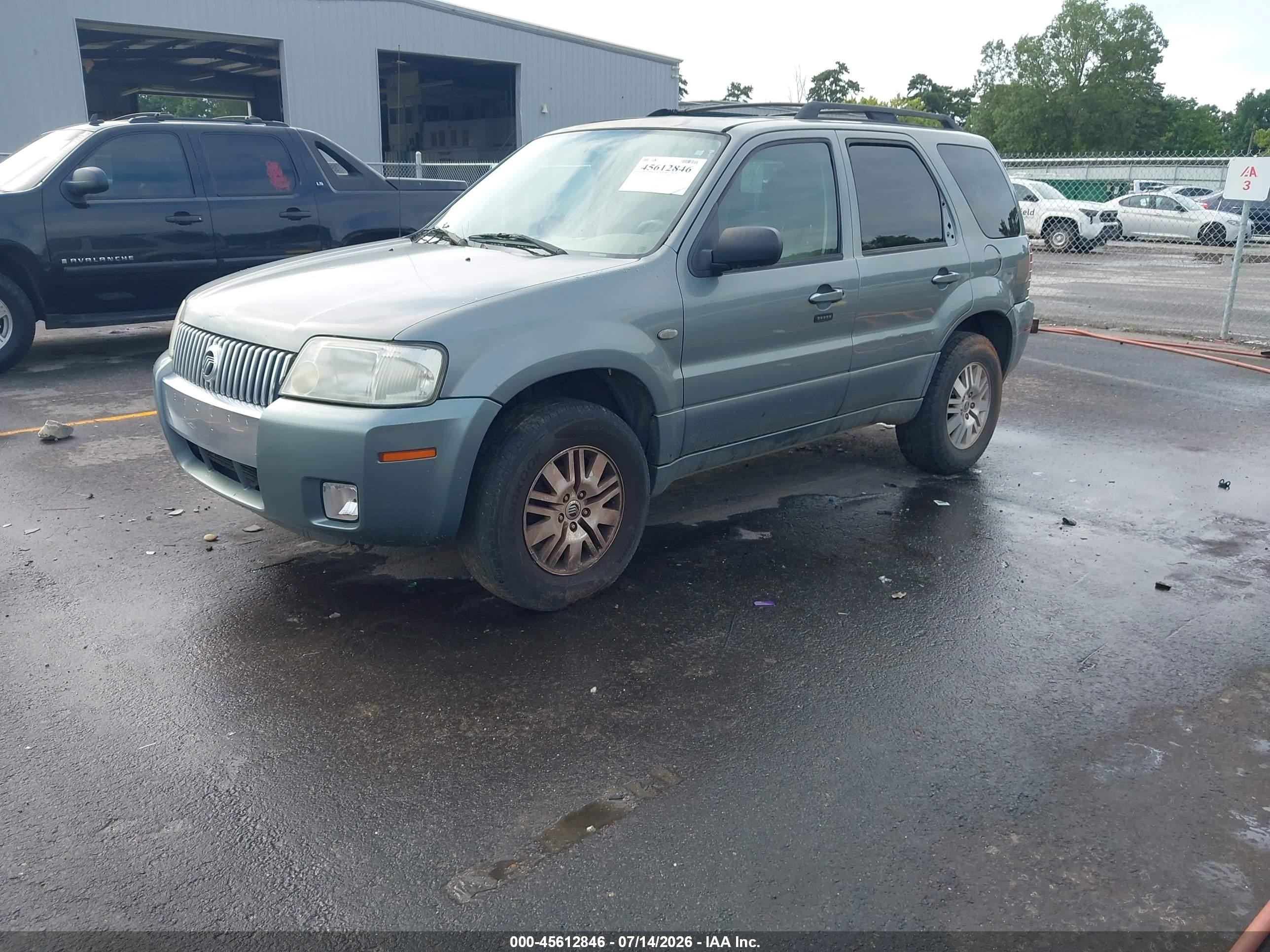 2006 Mercury Mariner Luxury/premier Бирюзовый vin: 4M2CU56116DJ01171