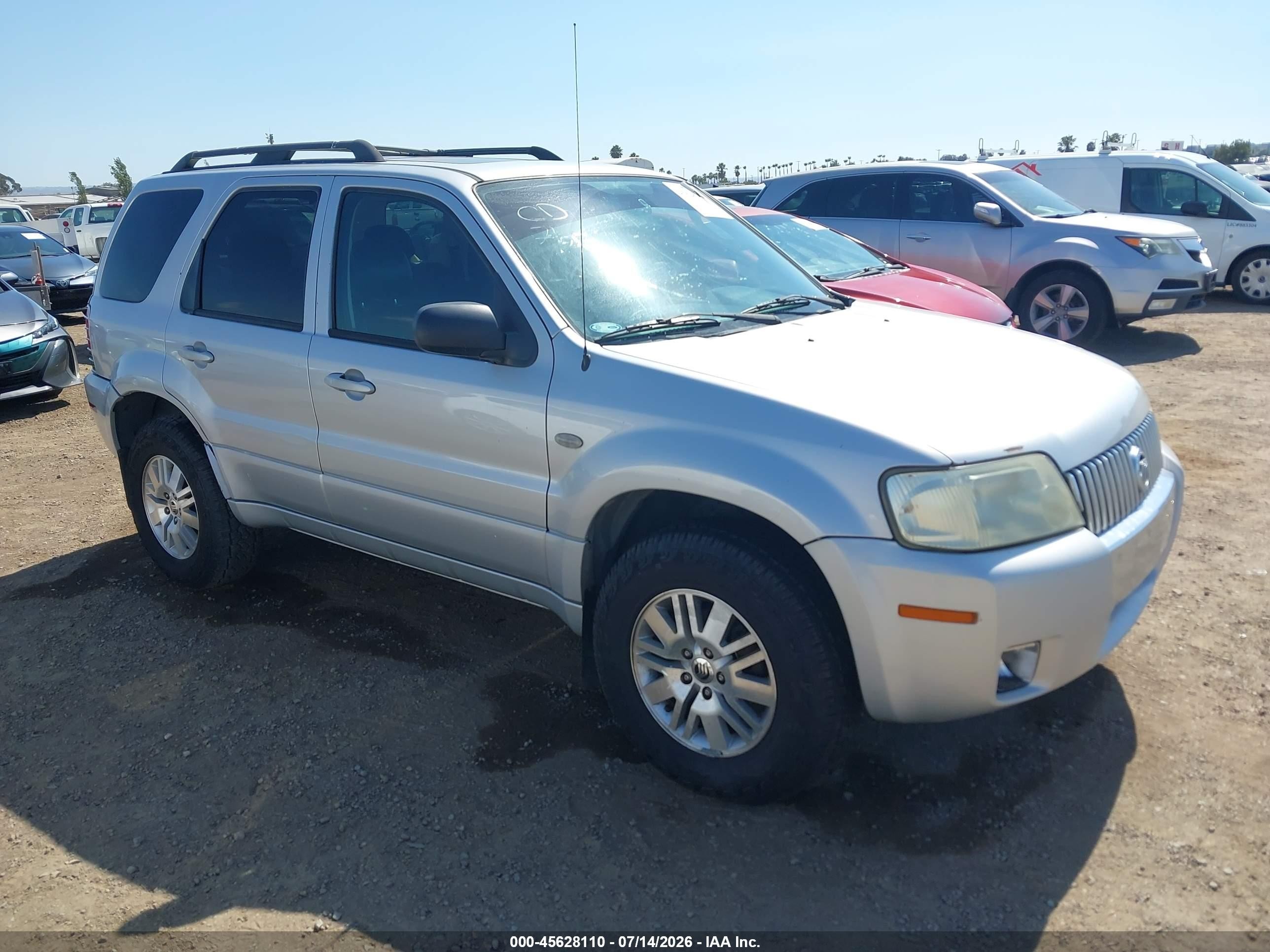 2005 Mercury Mariner Luxury/premier Silver vin: 4M2CU56135DJ29679