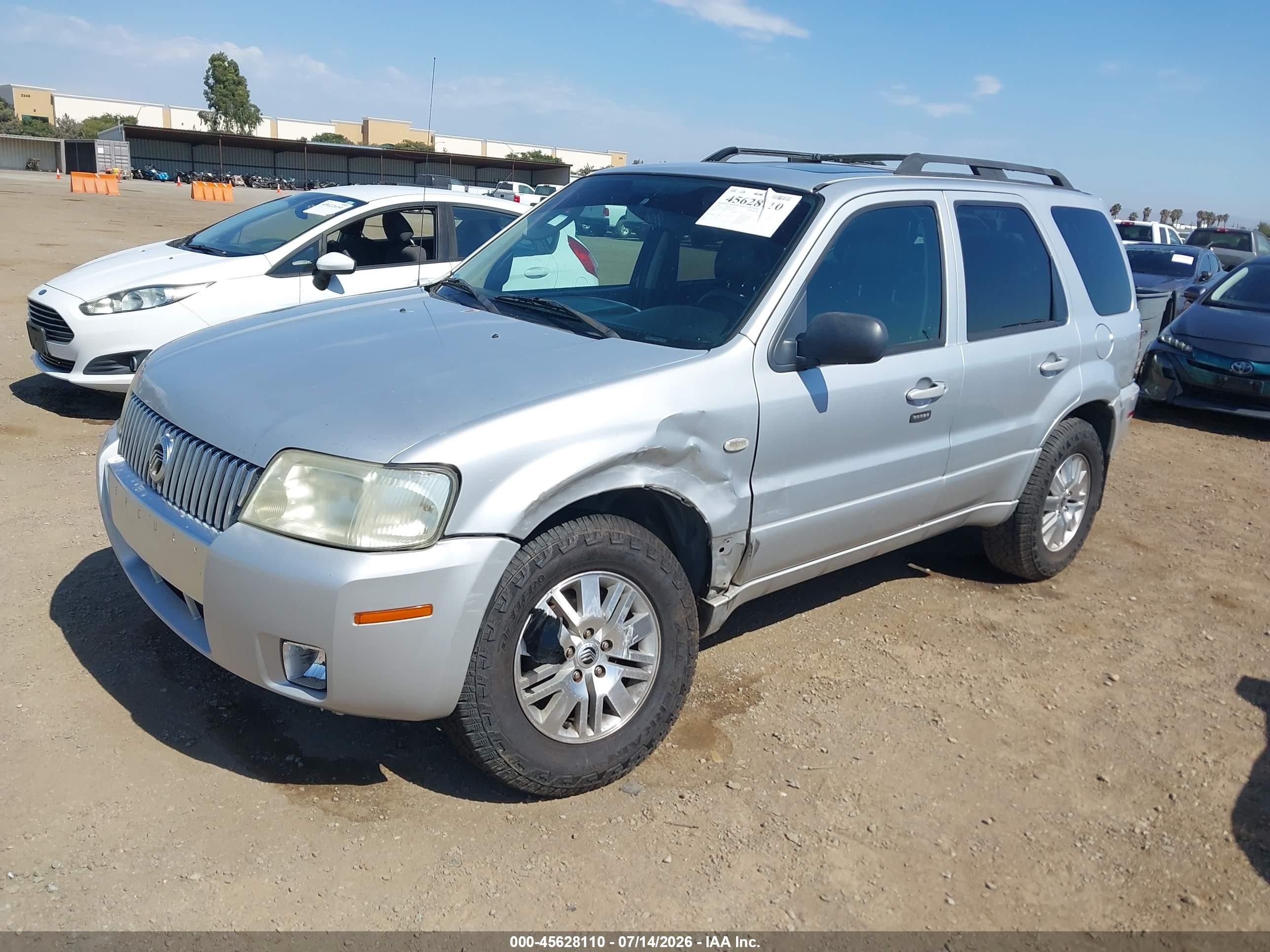 2005 Mercury Mariner Luxury/premier Silver vin: 4M2CU56135DJ29679