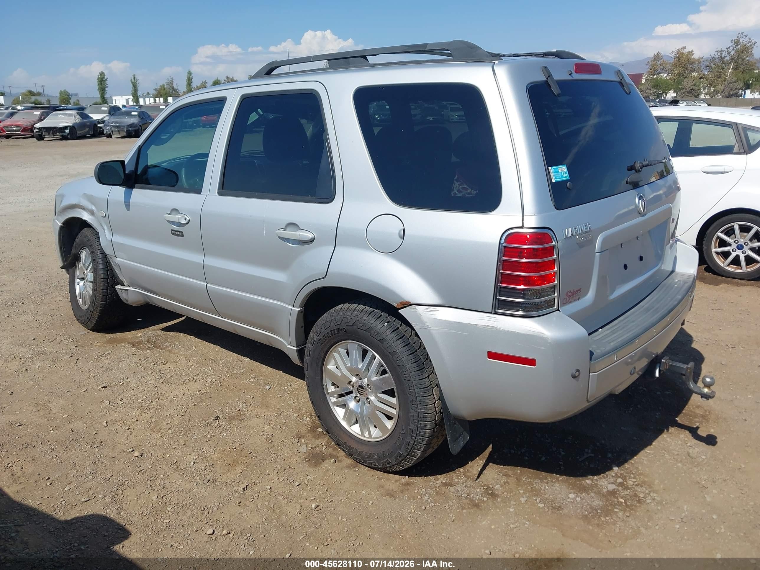 2005 Mercury Mariner Luxury/premier Silver vin: 4M2CU56135DJ29679