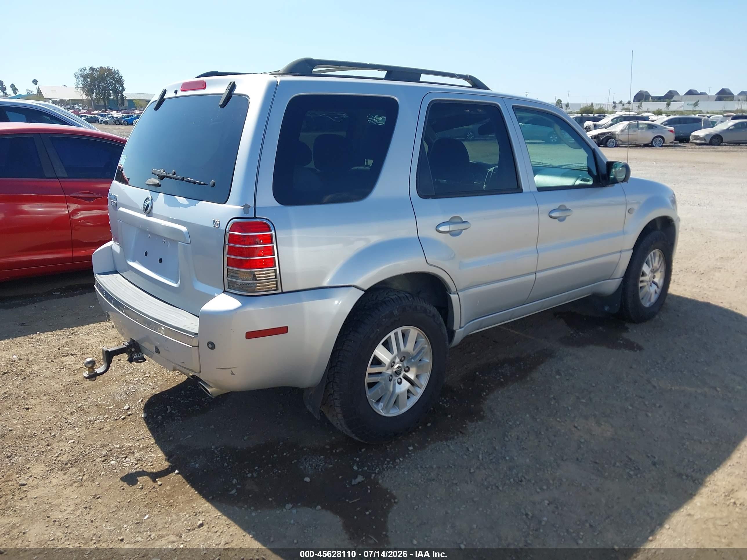 2005 Mercury Mariner Luxury/premier Silver vin: 4M2CU56135DJ29679