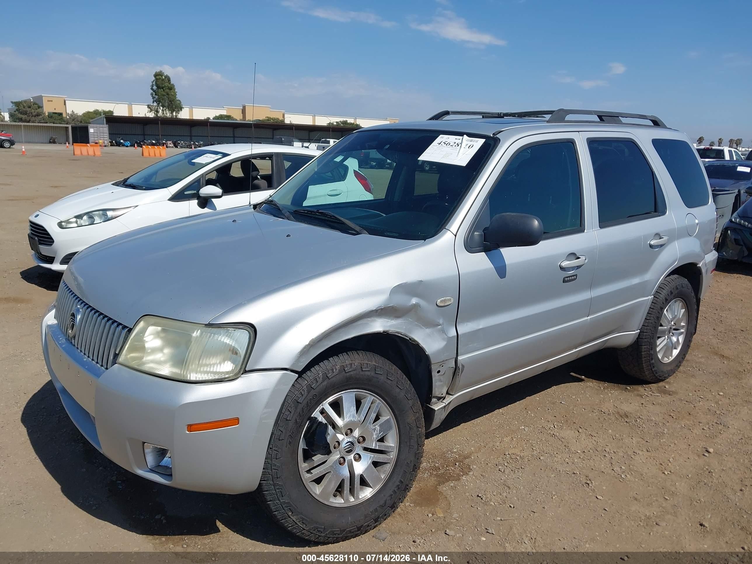 2005 Mercury Mariner Luxury/premier Silver vin: 4M2CU56135DJ29679