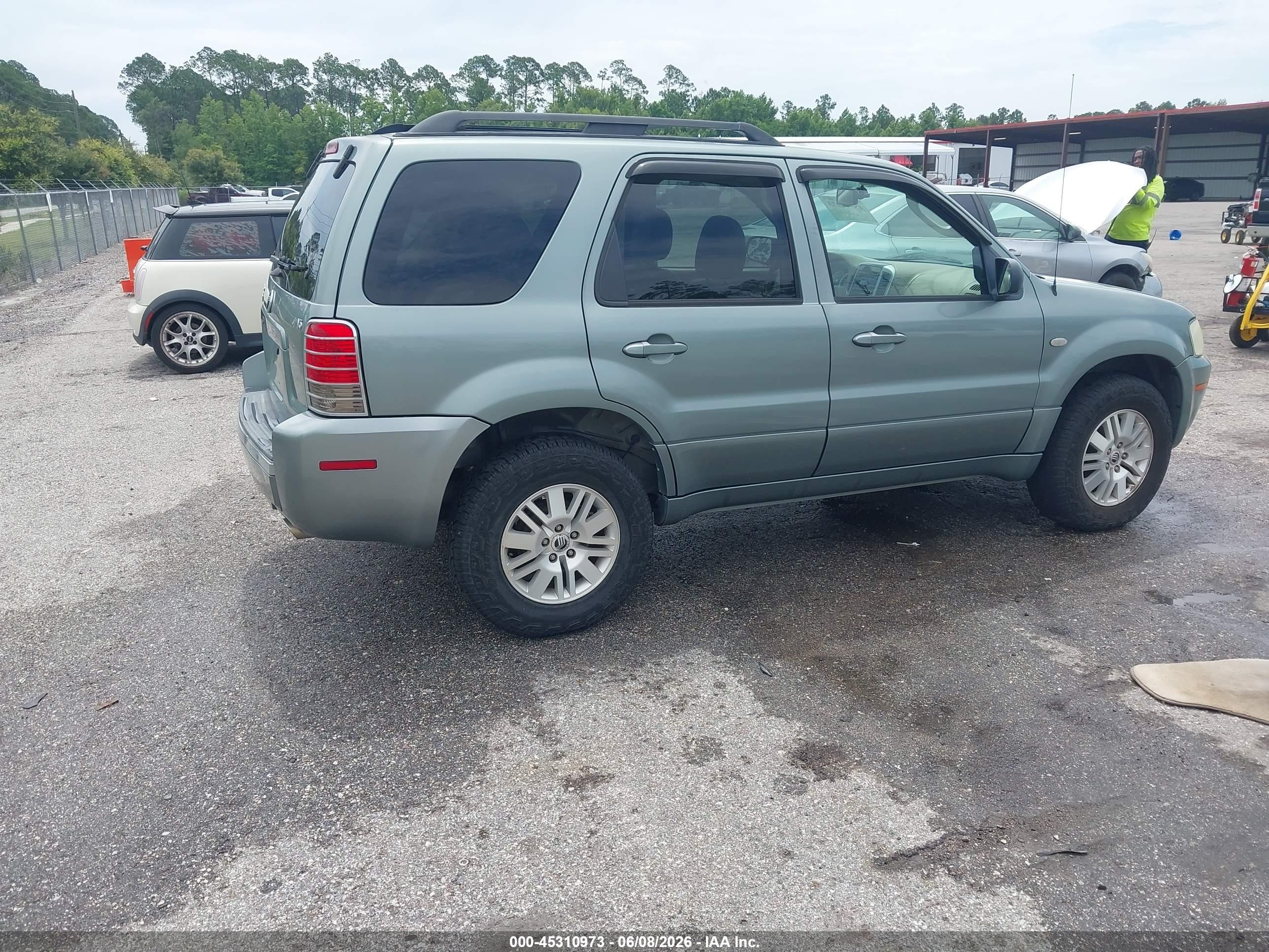 2006 Mercury Mariner Luxury/premier Green vin: 4M2CU56166KJ08564