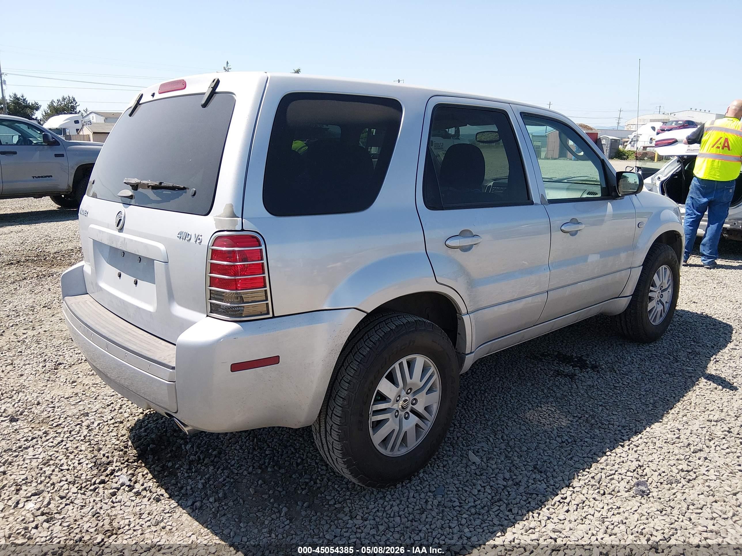 2005 Mercury Mariner Luxury/premier Silver vin: 4M2CU57125DJ03475