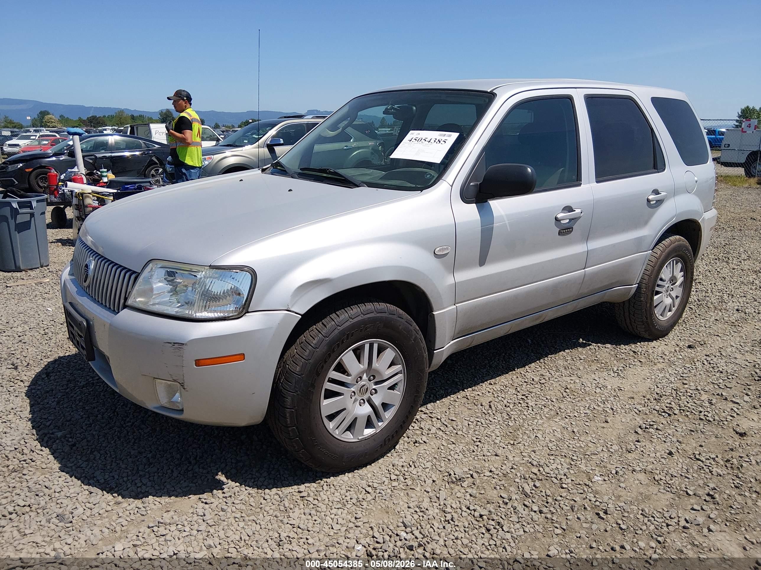 2005 Mercury Mariner Luxury/premier Silver vin: 4M2CU57125DJ03475