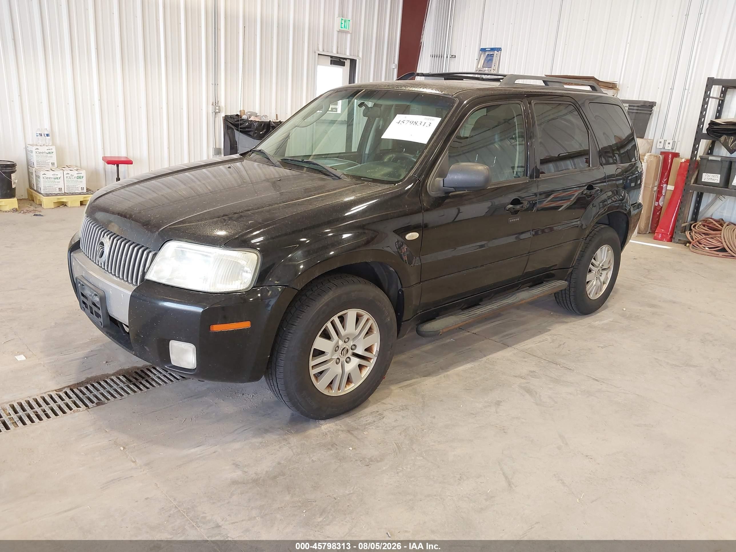 2005 Mercury Mariner Luxury/premier Black vin: 4M2CU57125DJ13486