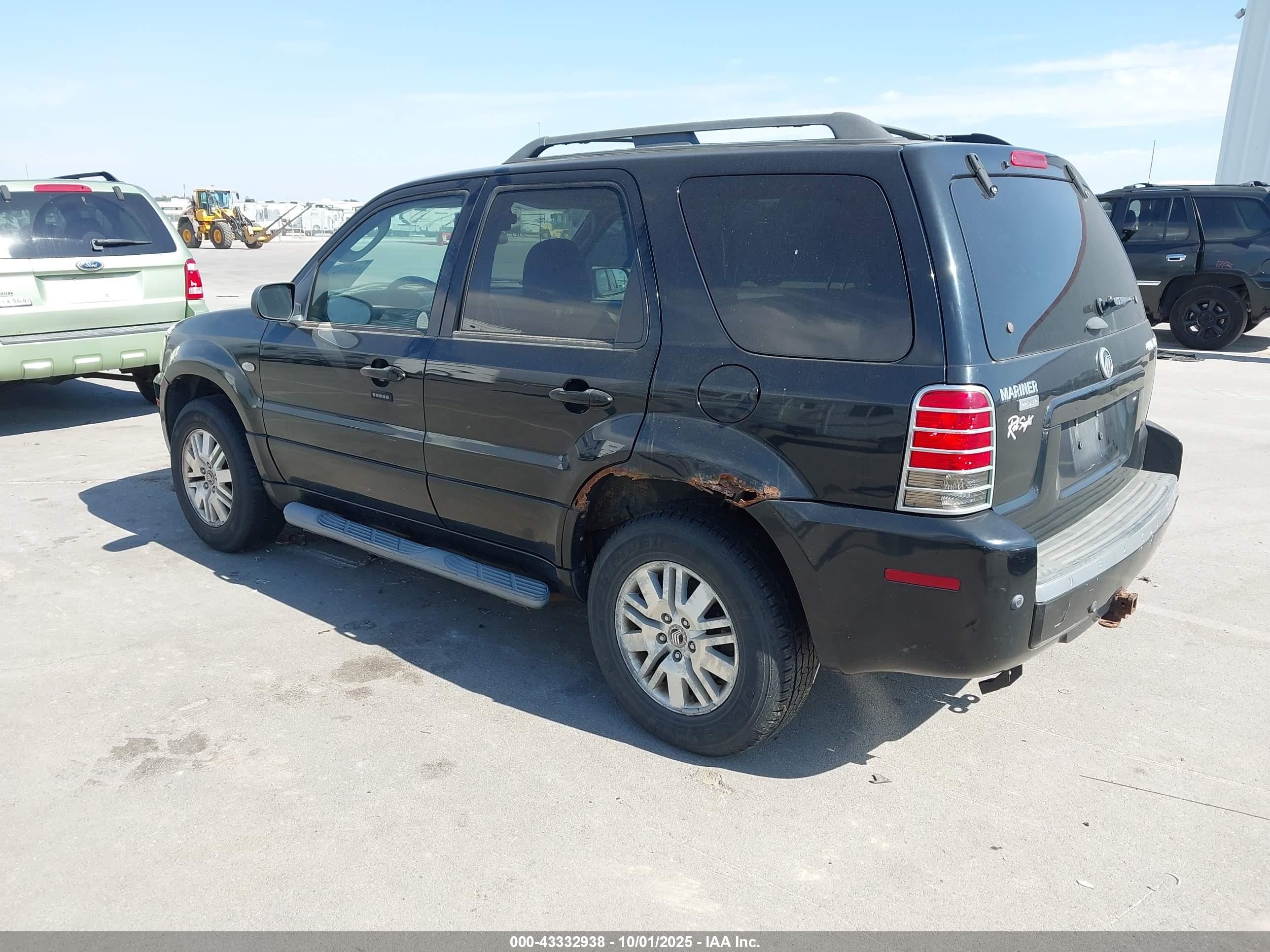 2006 Mercury Mariner Luxury/premier Black vin: 4M2CU57156KJ07646
