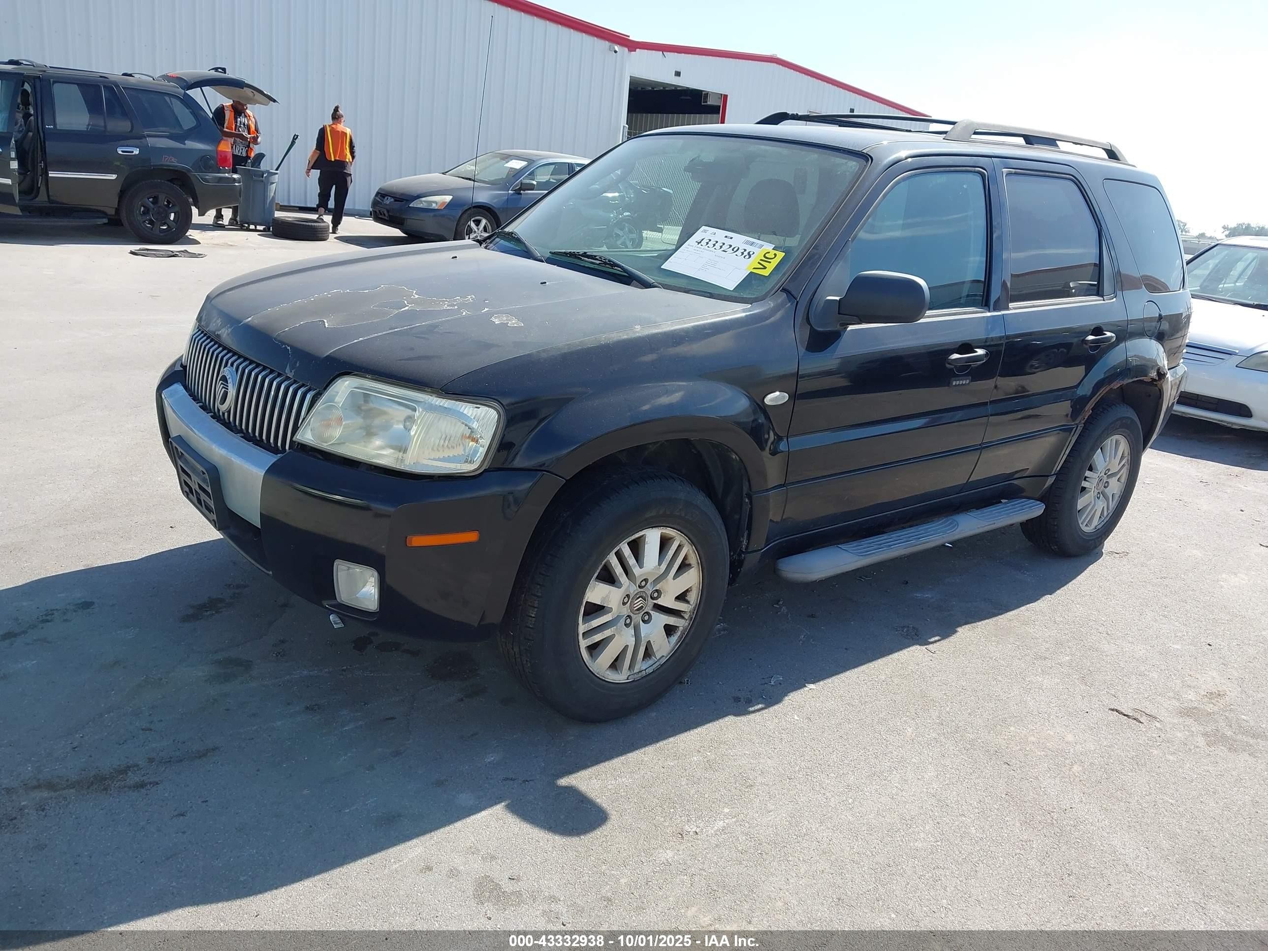 2006 Mercury Mariner Luxury/premier Black vin: 4M2CU57156KJ07646