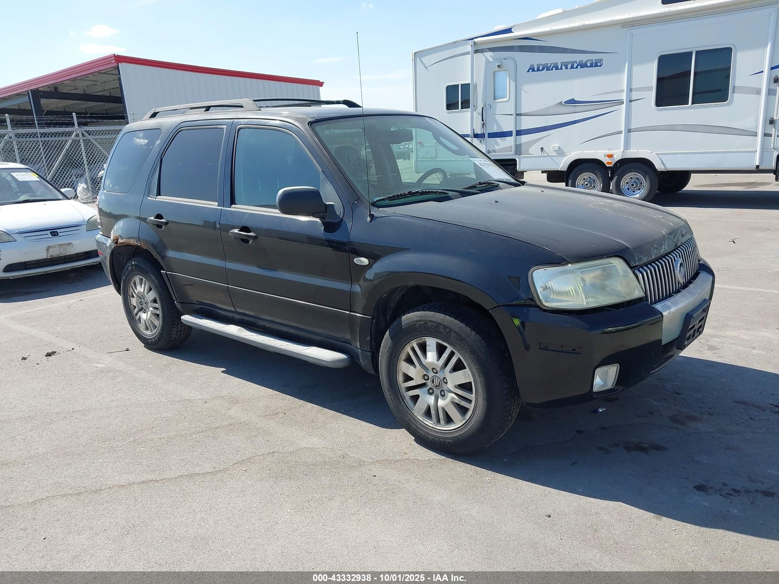 2006 Mercury Mariner Luxury/premier Black vin: 4M2CU57156KJ07646
