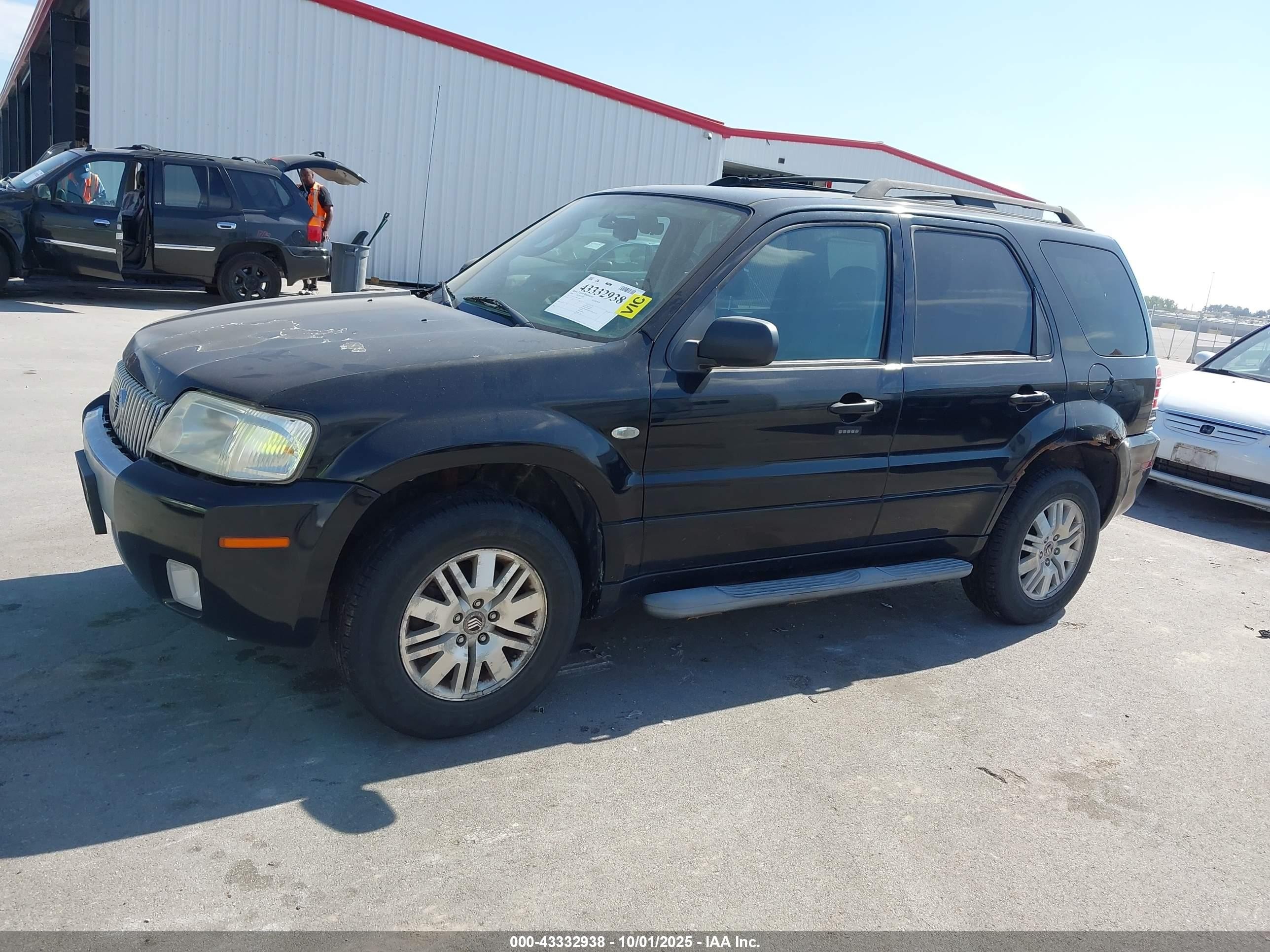 2006 Mercury Mariner Luxury/premier Black vin: 4M2CU57156KJ07646