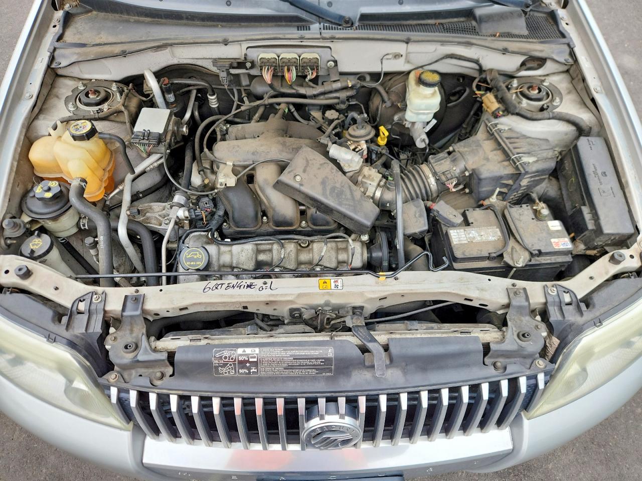 2006 Mercury Mariner Silver vin: 4M2CU57196KJ02840