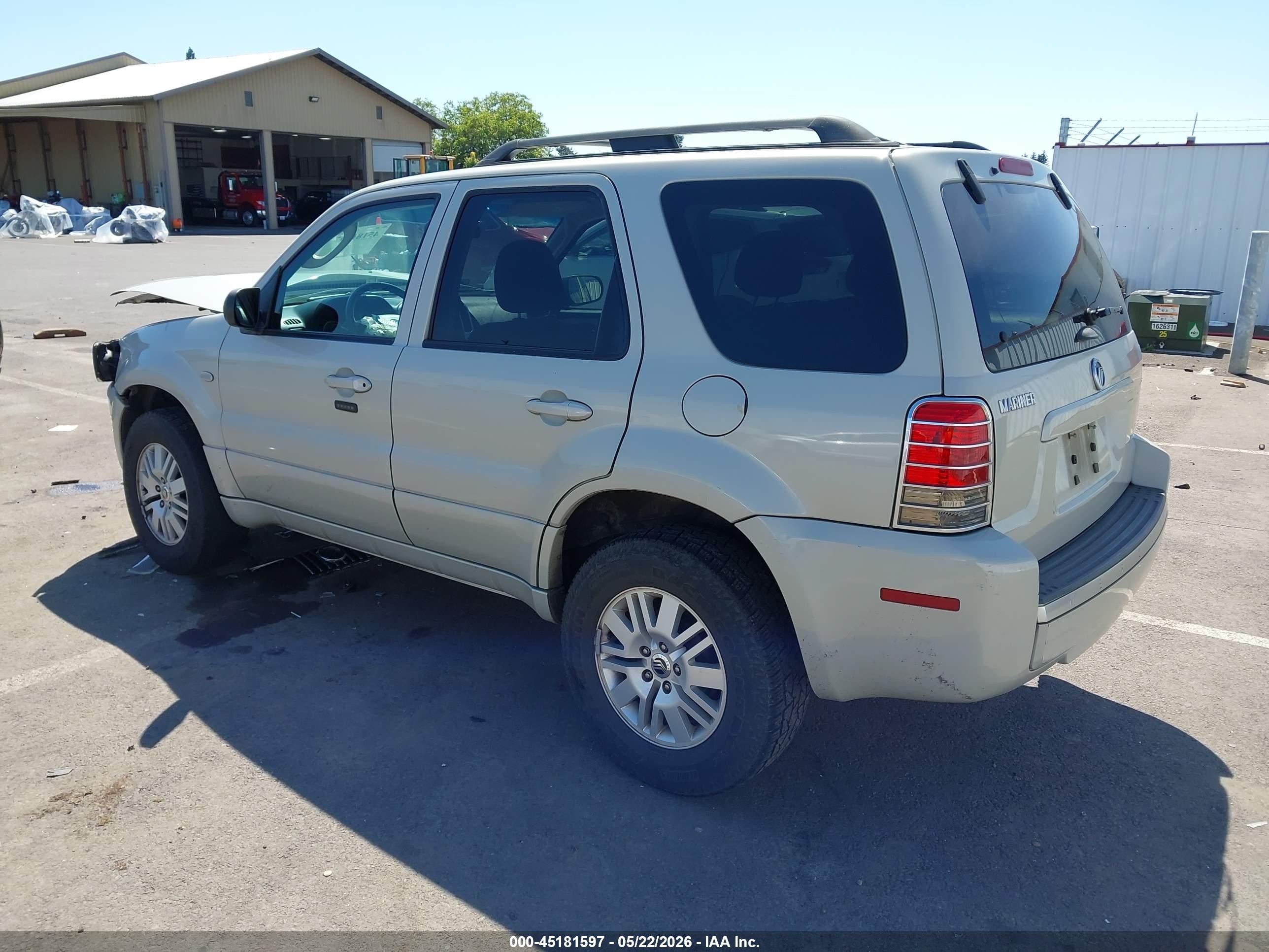 2007 Mercury Mariner Convenience Champagne vin: 4M2CU80Z07KJ07721