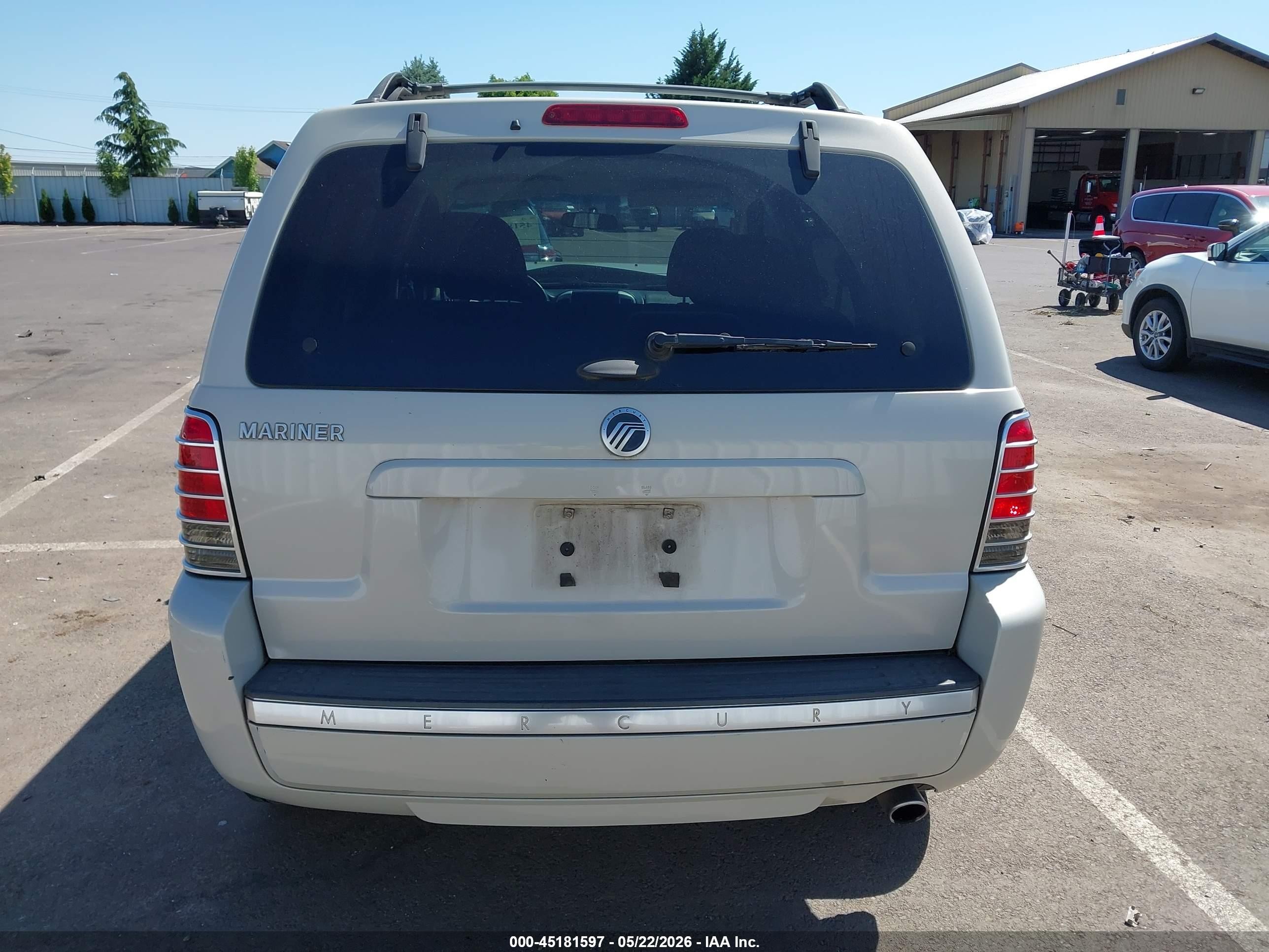 2007 Mercury Mariner Convenience Champagne vin: 4M2CU80Z07KJ07721