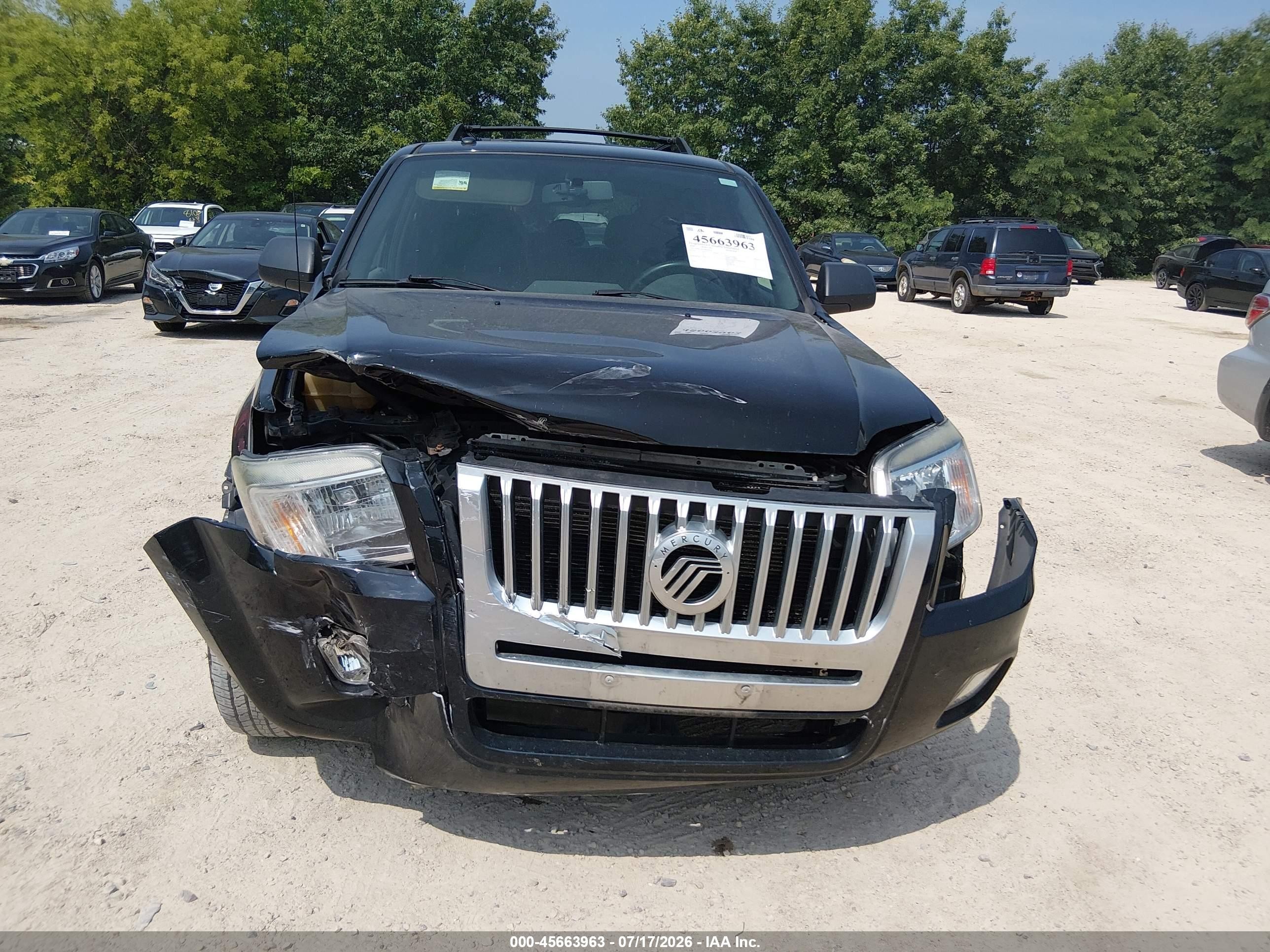 2008 Mercury Mariner V6 Black vin: 4M2CU81108KJ29146