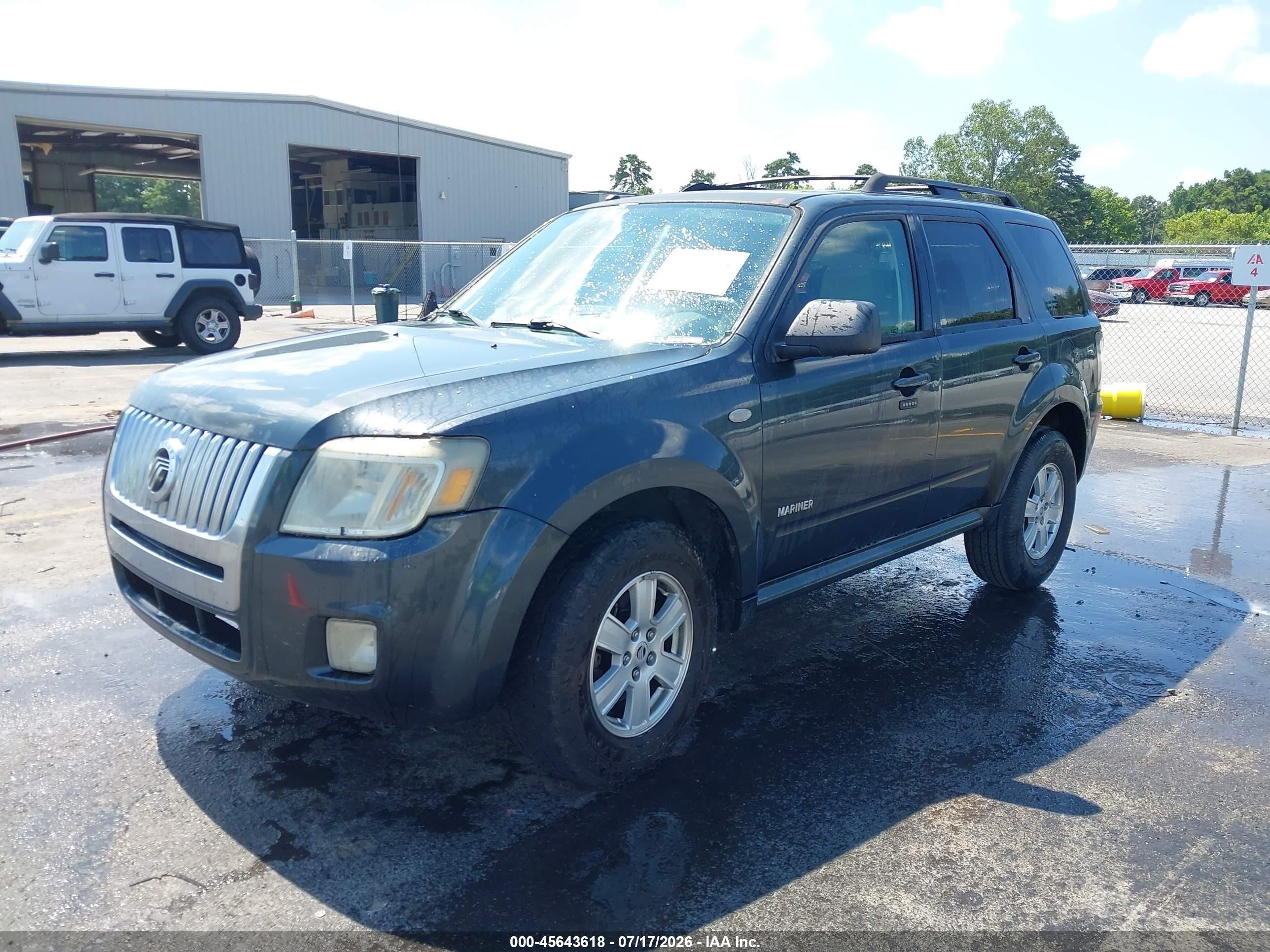 2008 Mercury Mariner V6 Серый vin: 4M2CU81118KJ47672