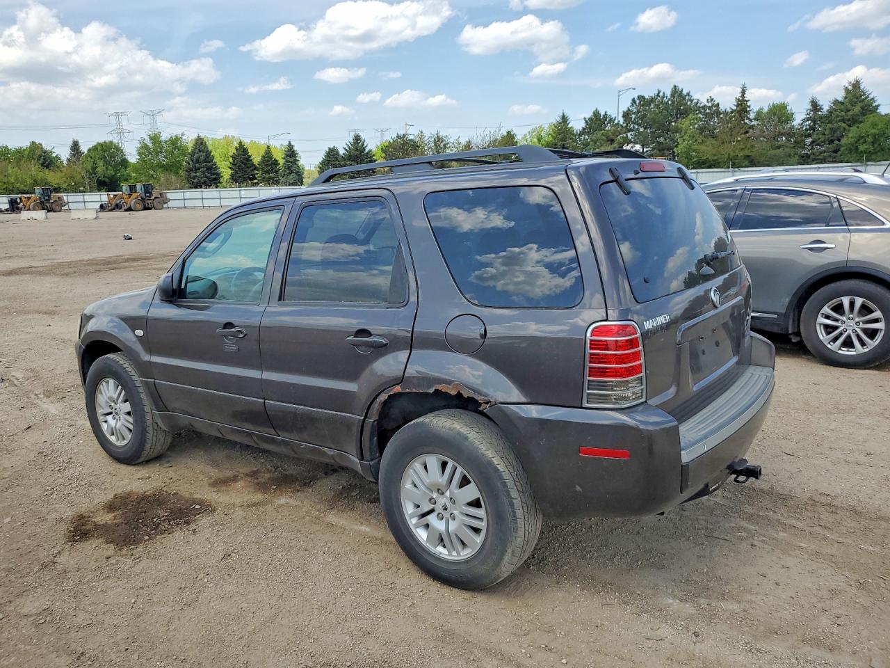 2007 Mercury Mariner Luxury Gray vin: 4M2CU81177KJ04100