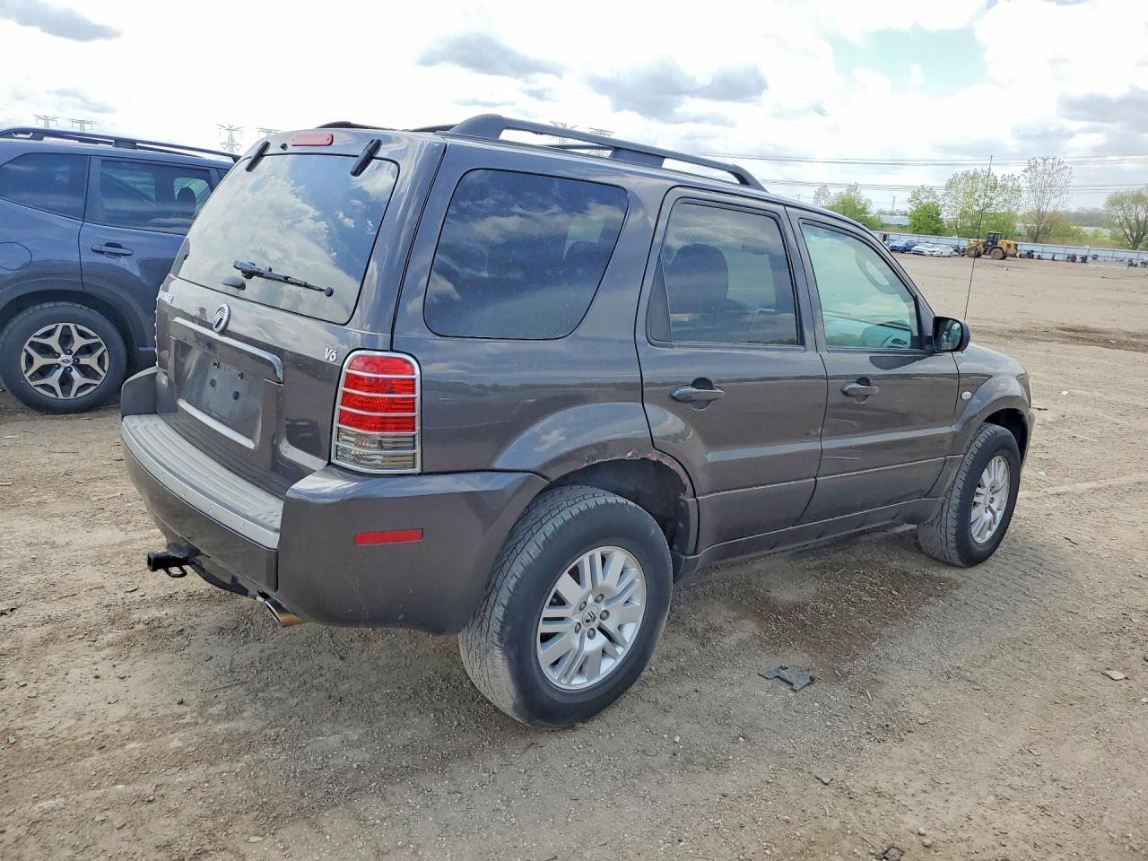 2007 Mercury Mariner Luxury Gray vin: 4M2CU81177KJ04100