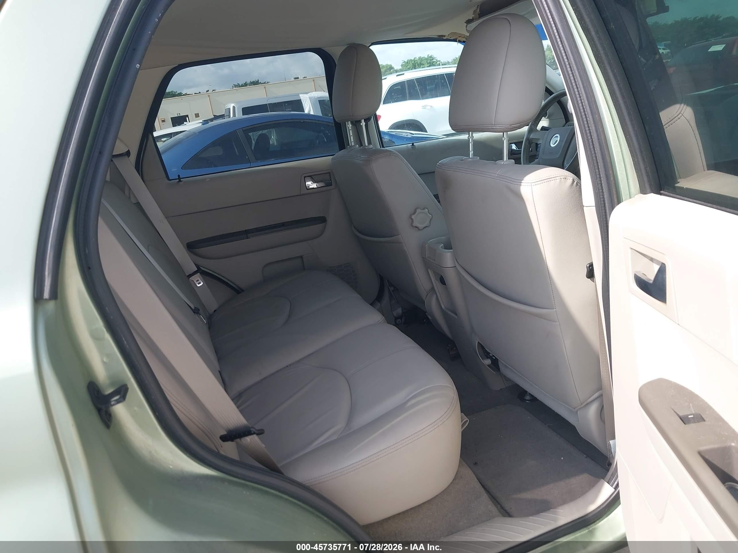 2008 Mercury Mariner V6 Green vin: 4M2CU81178KJ03496