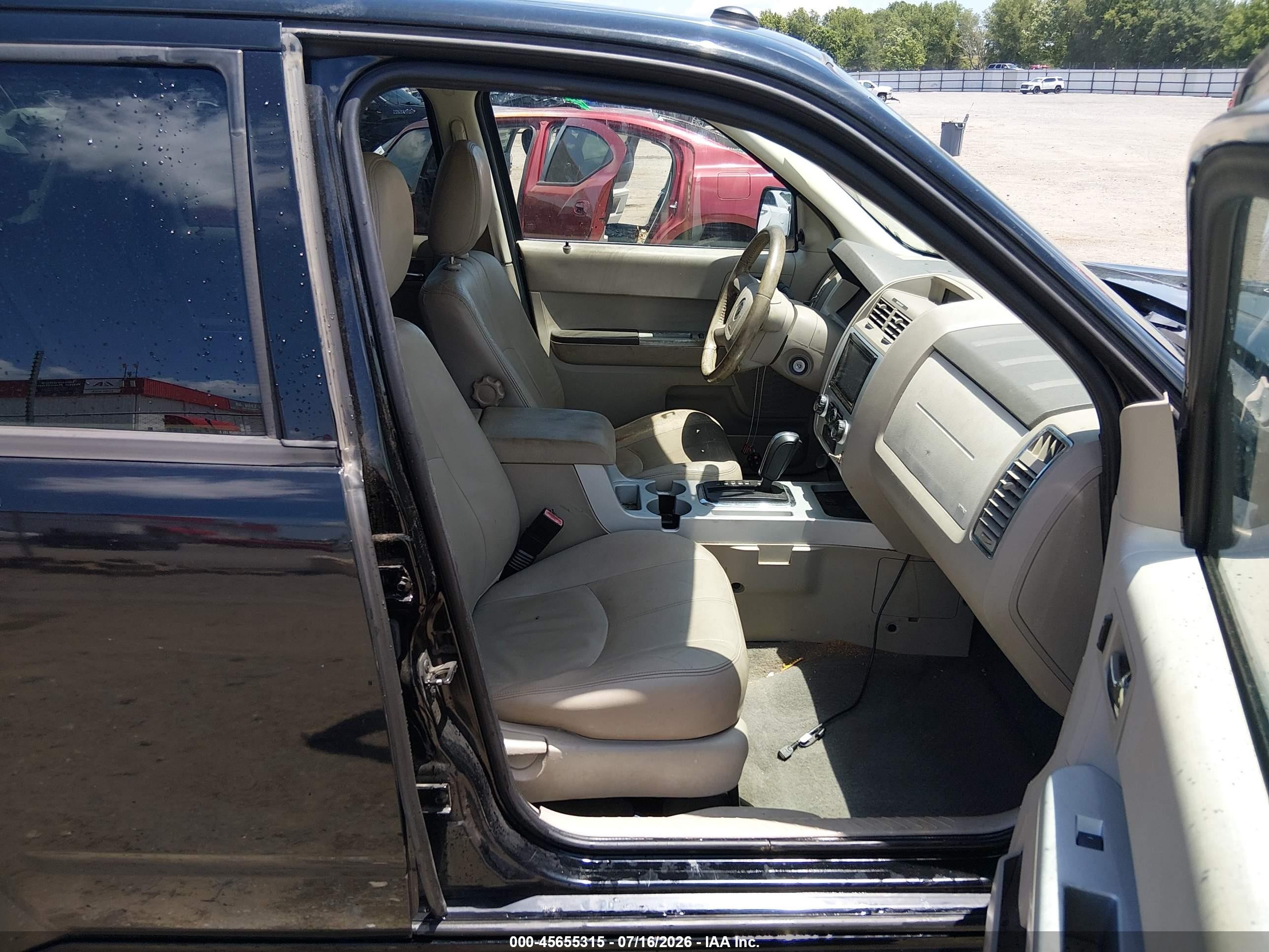 2008 Mercury Mariner V6 Black vin: 4M2CU81178KJ13879