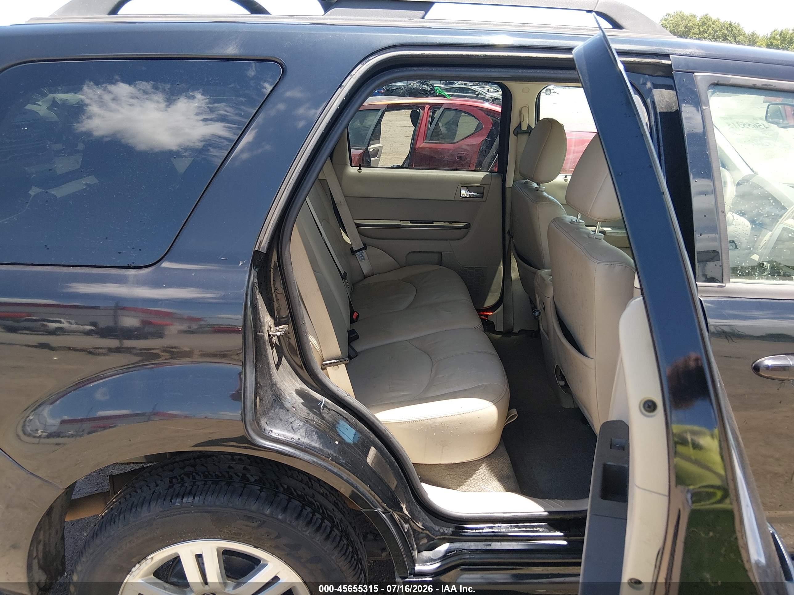 2008 Mercury Mariner V6 Black vin: 4M2CU81178KJ13879