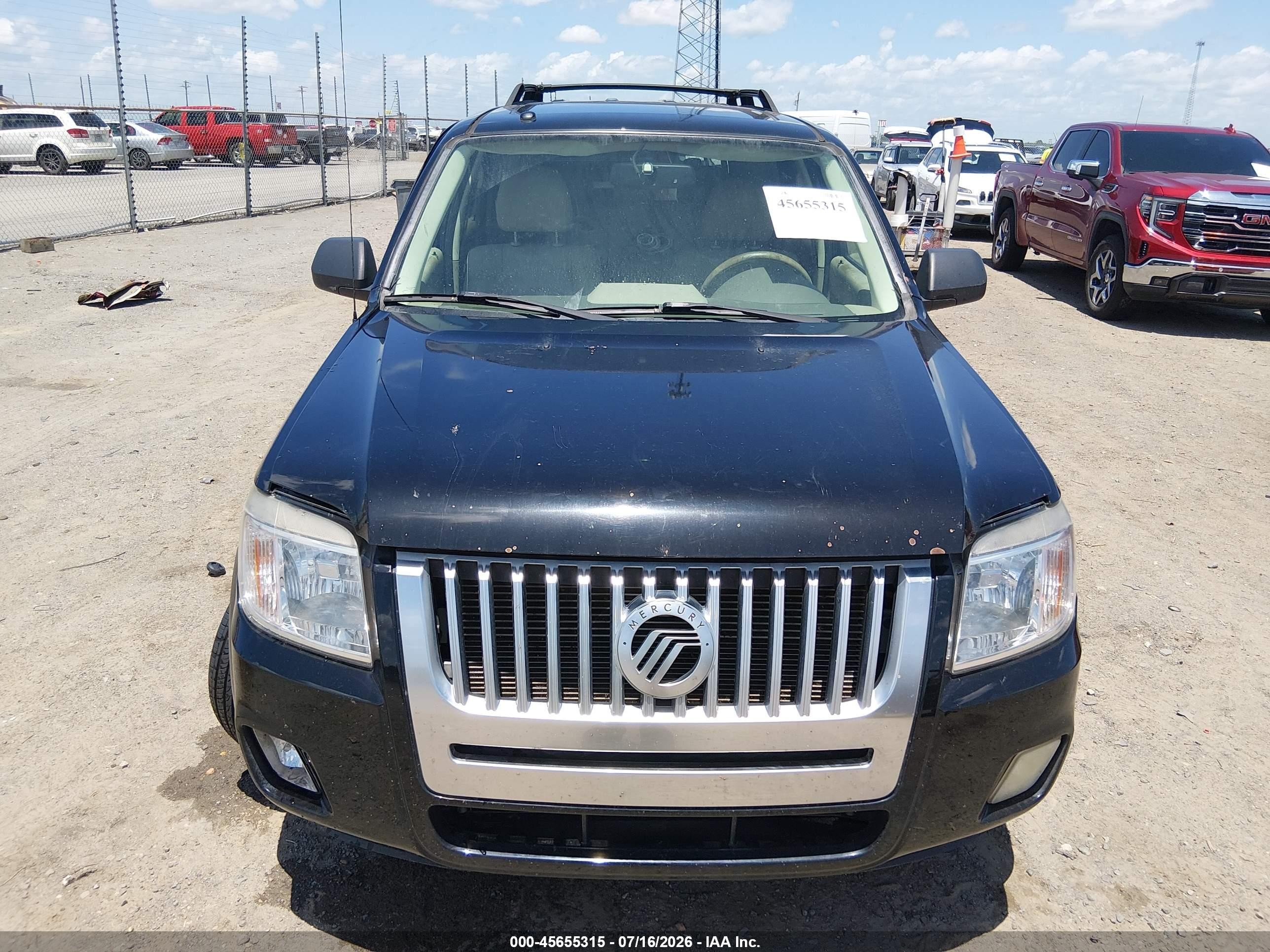 2008 Mercury Mariner V6 Black vin: 4M2CU81178KJ13879