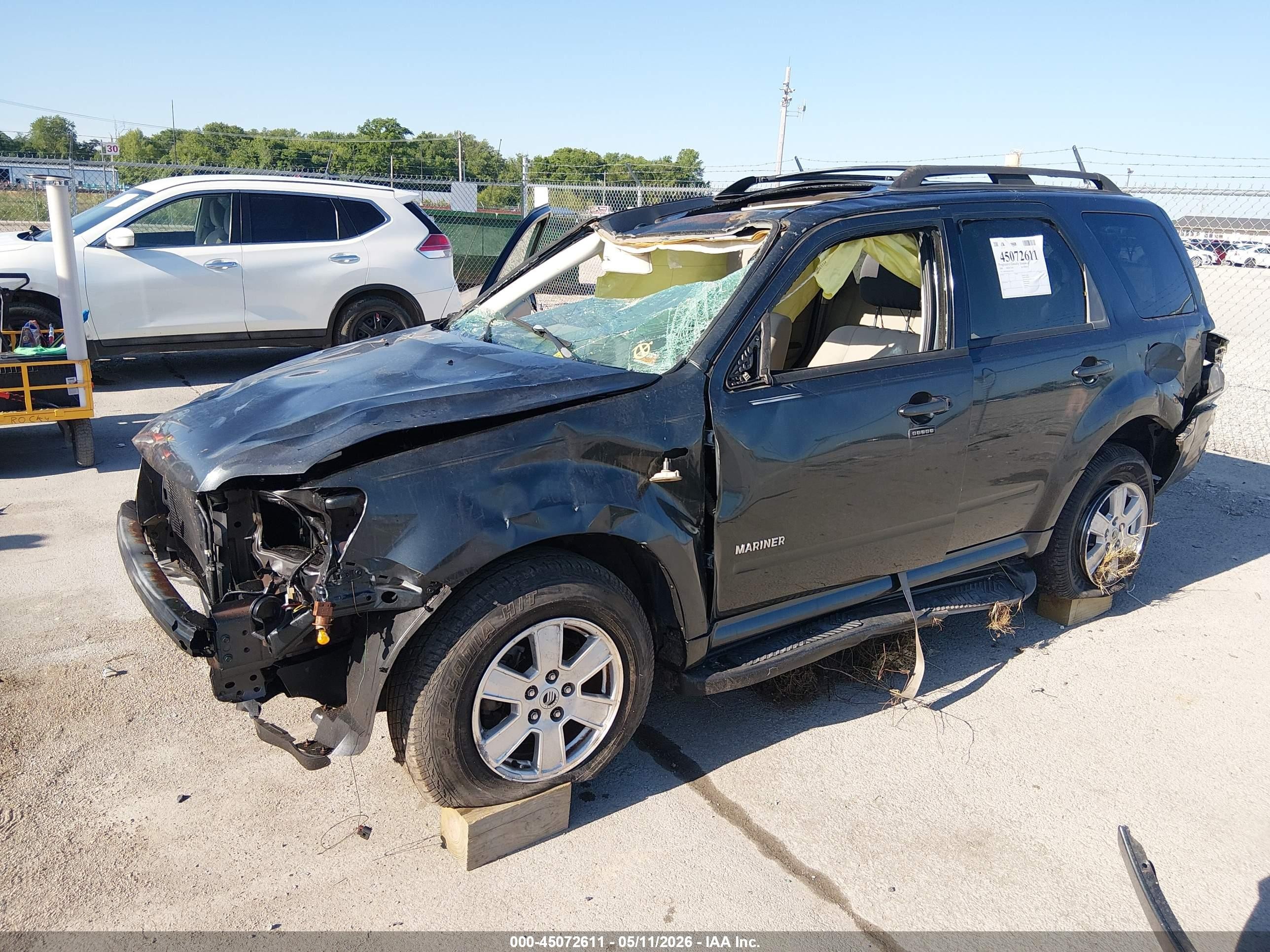 2008 Mercury Mariner V6 Черный vin: 4M2CU81188KJ44493