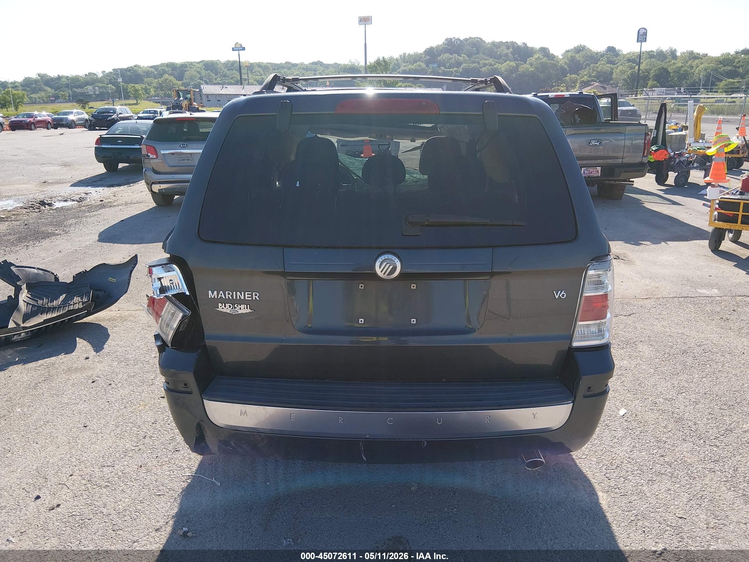 2008 Mercury Mariner V6 Черный vin: 4M2CU81188KJ44493
