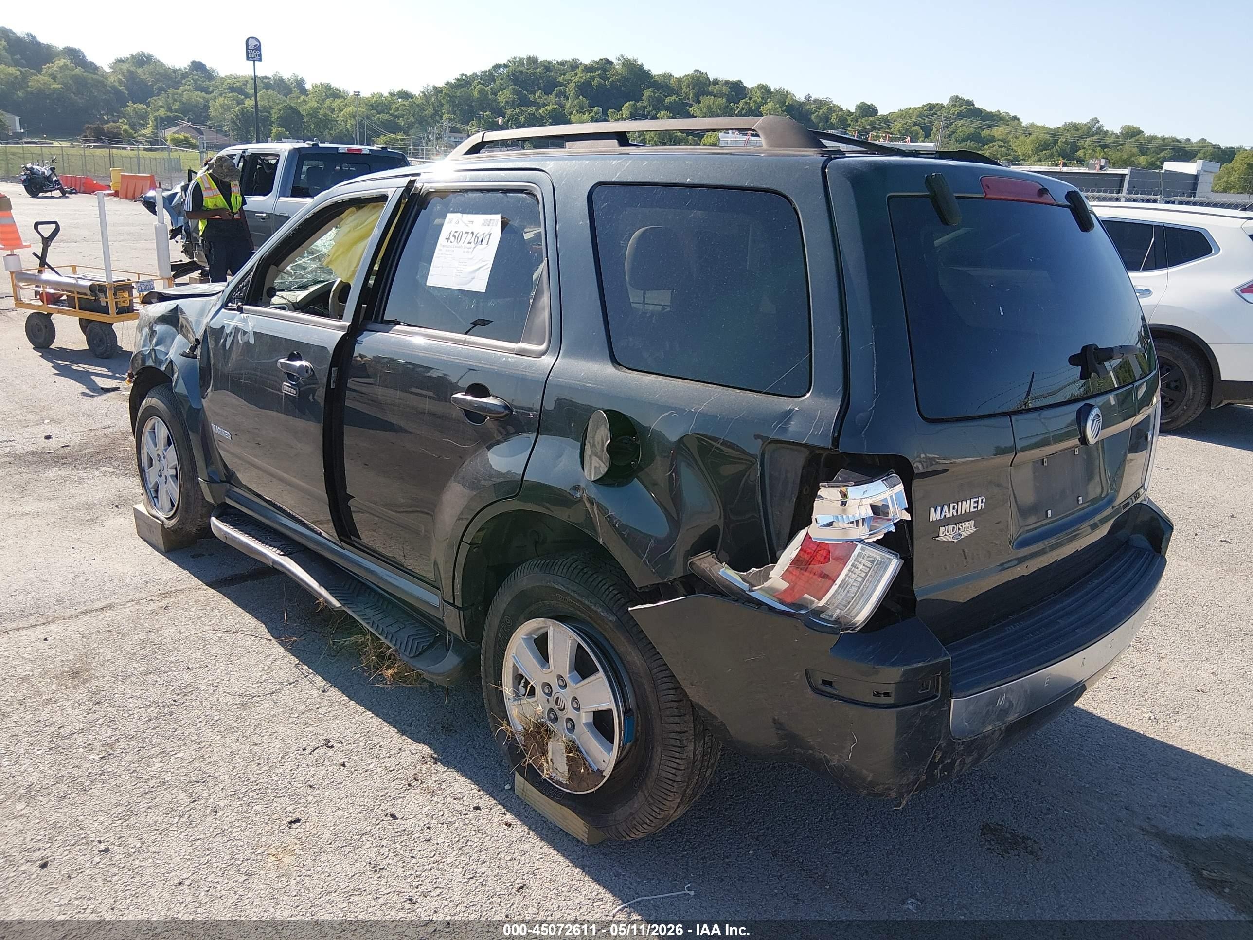 2008 Mercury Mariner V6 Черный vin: 4M2CU81188KJ44493