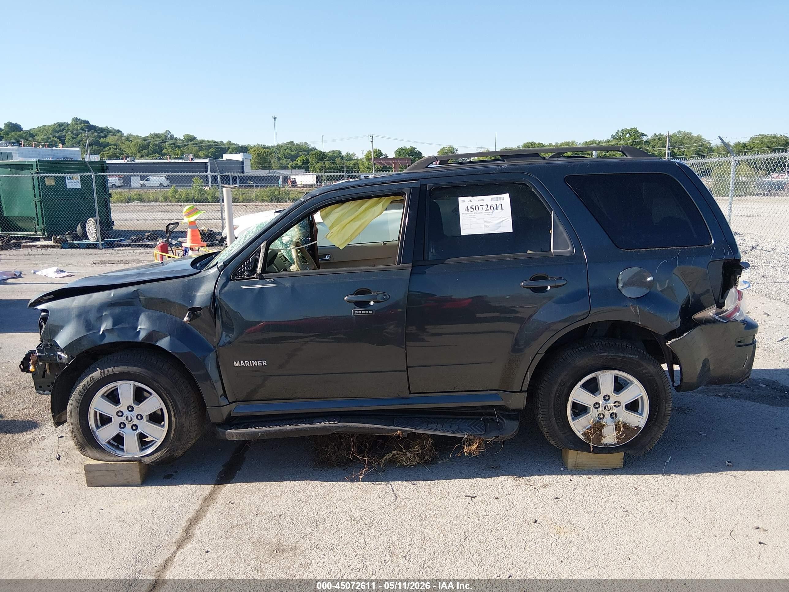 2008 Mercury Mariner V6 Черный vin: 4M2CU81188KJ44493