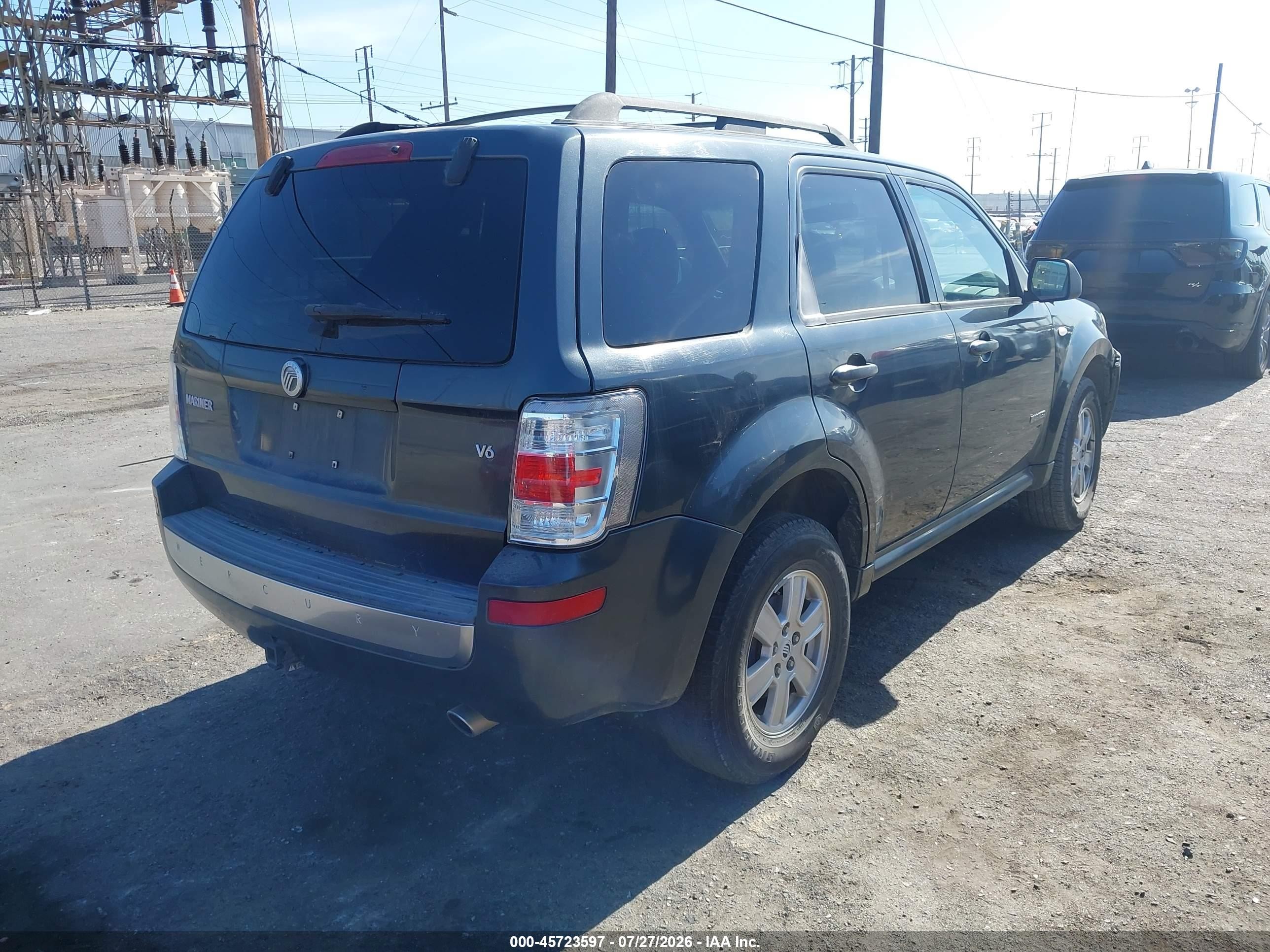 2008 Mercury Mariner V6 Зеленый vin: 4M2CU81198KJ49282