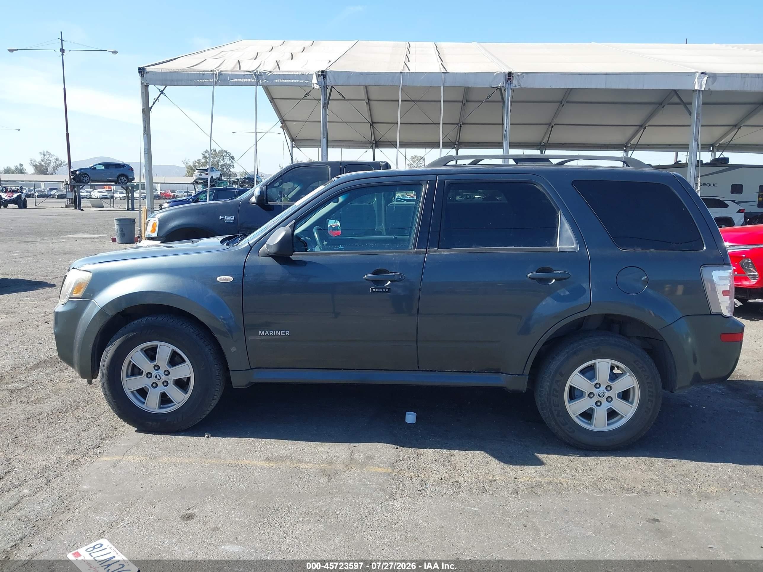 2008 Mercury Mariner V6 Зеленый vin: 4M2CU81198KJ49282
