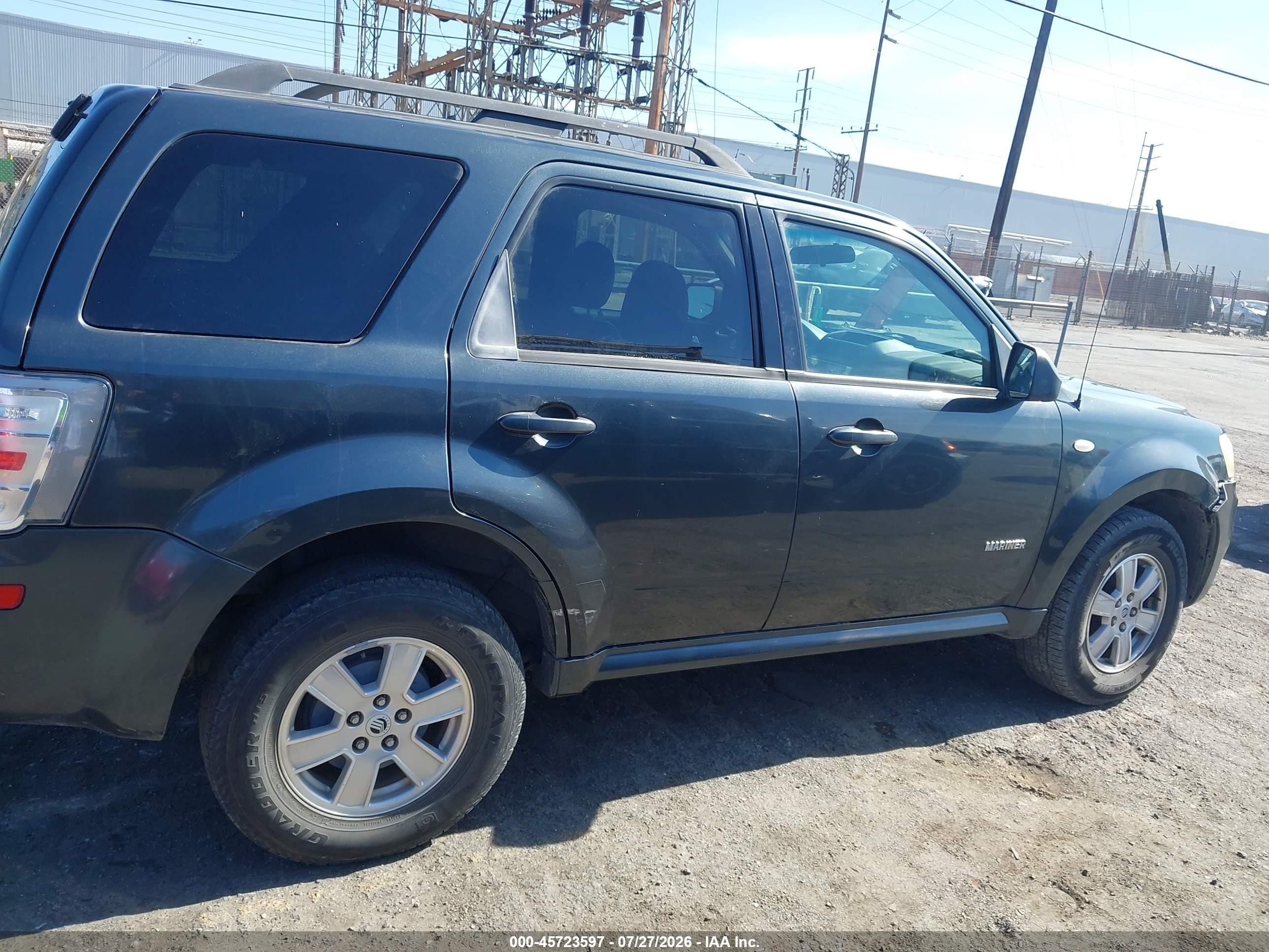 2008 Mercury Mariner V6 Зеленый vin: 4M2CU81198KJ49282