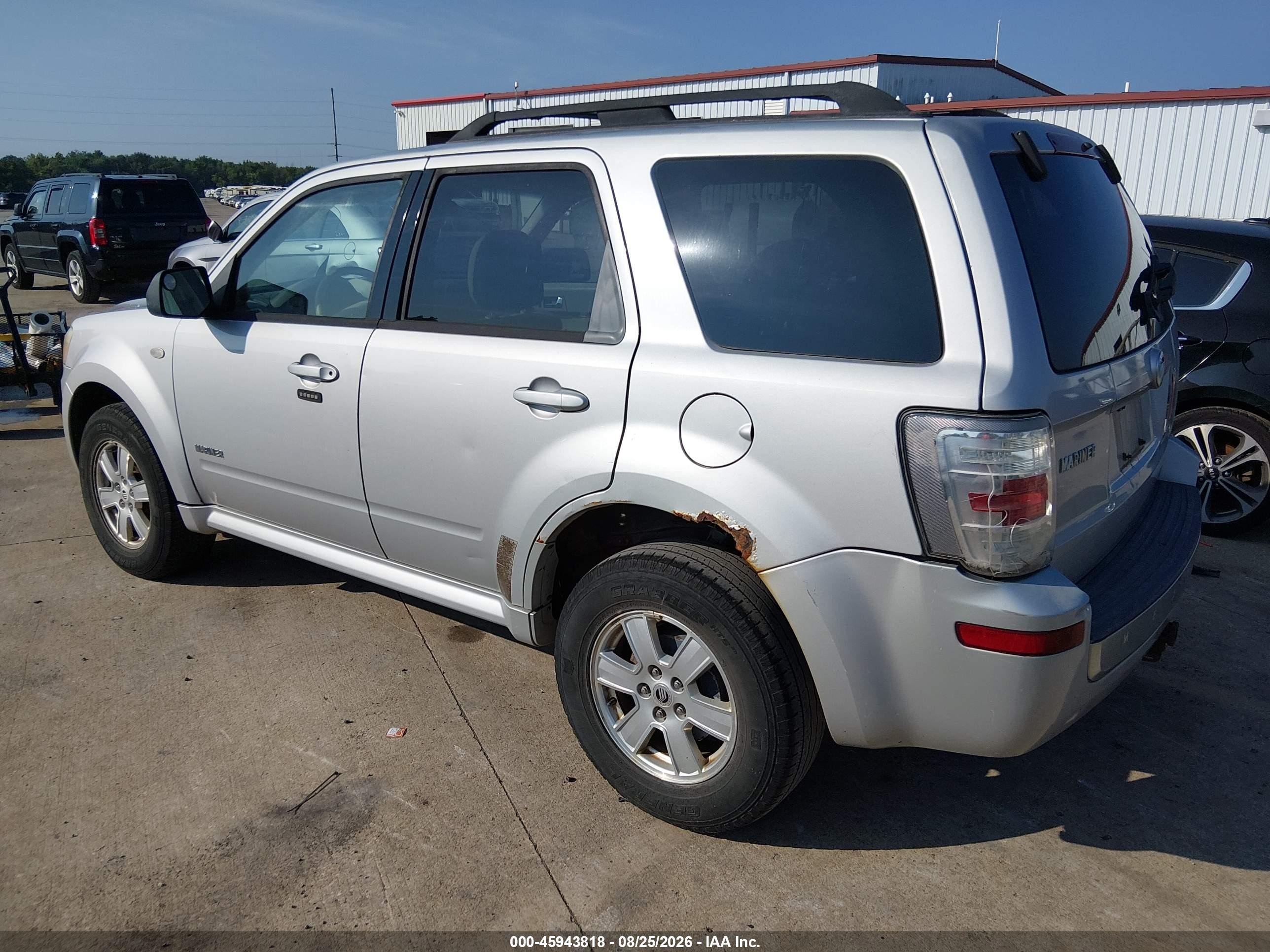 2008 Mercury Mariner V6 Бежевый vin: 4M2CU811X8KJ23466