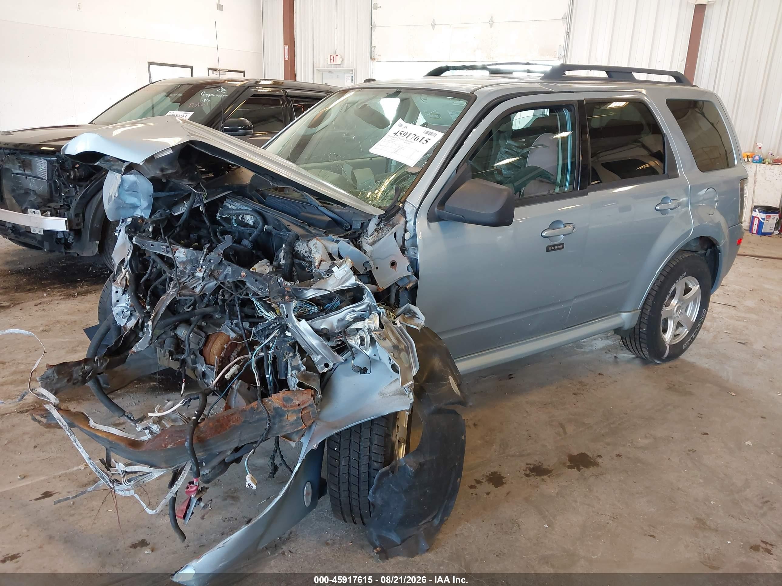2009 Mercury Mariner I4 Light Blue vin: 4M2CU81779KJ17145