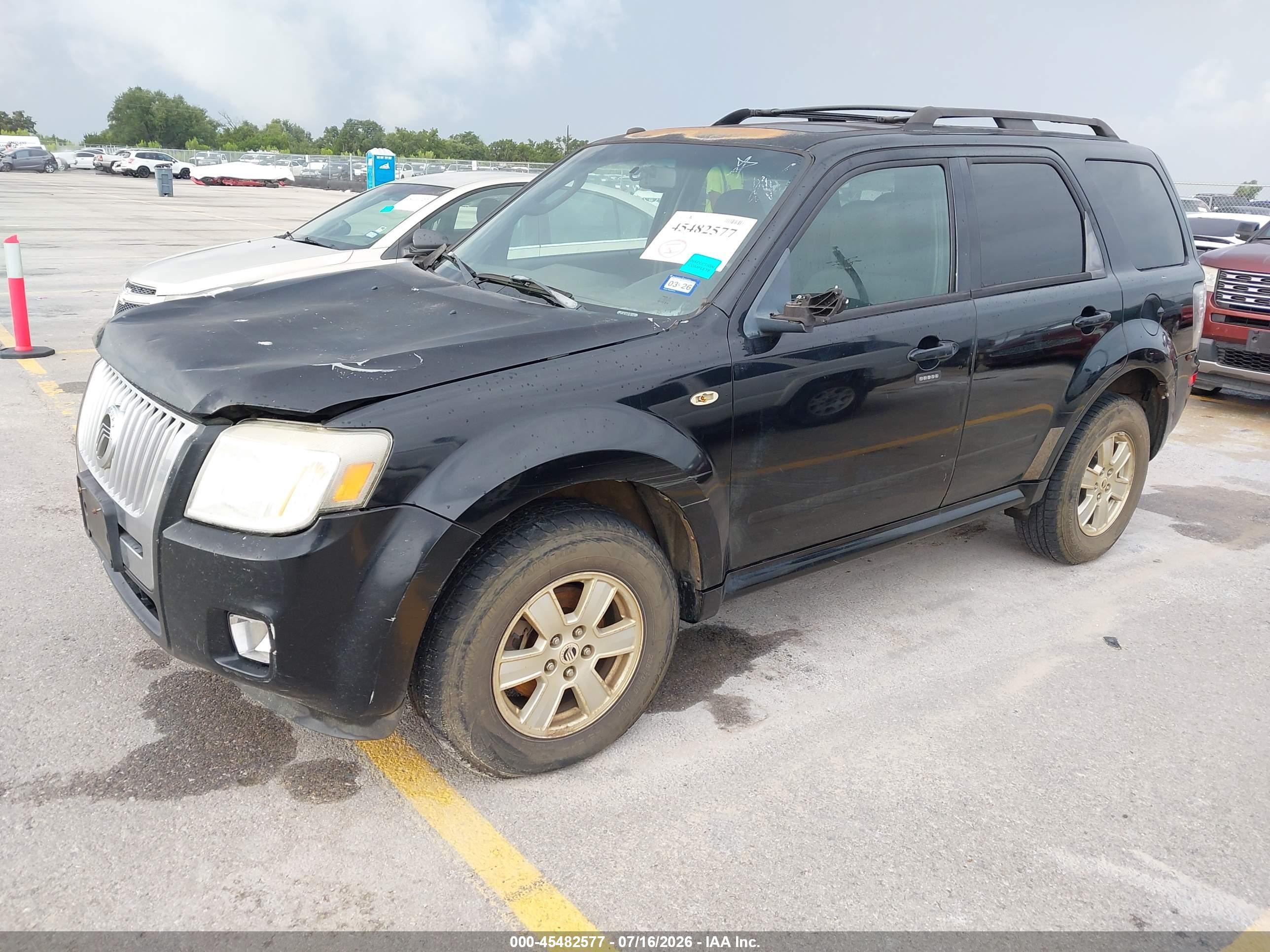2009 Mercury Mariner V6 Черный vin: 4M2CU81G09KJ02809