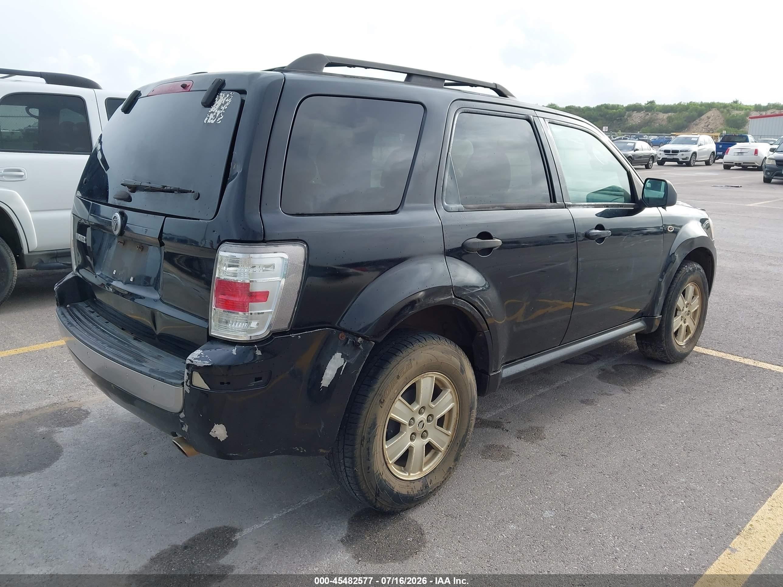 2009 Mercury Mariner V6 Черный vin: 4M2CU81G09KJ02809