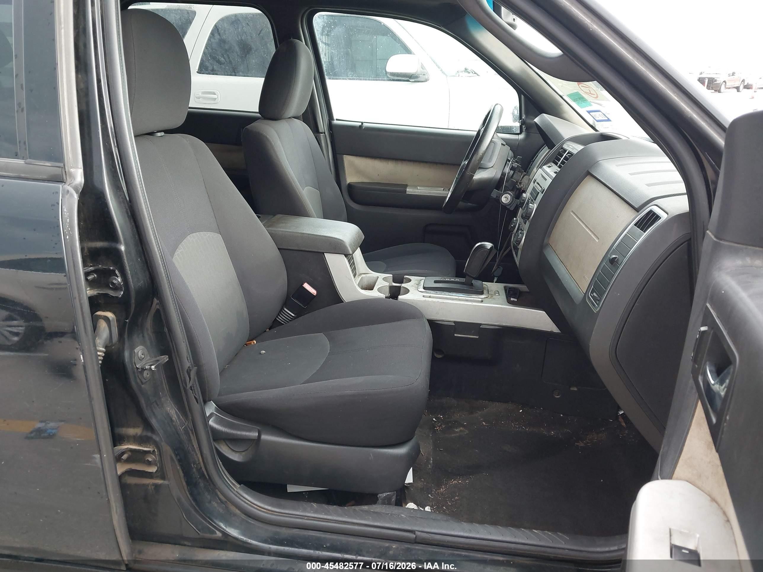 2009 Mercury Mariner V6 Черный vin: 4M2CU81G09KJ02809