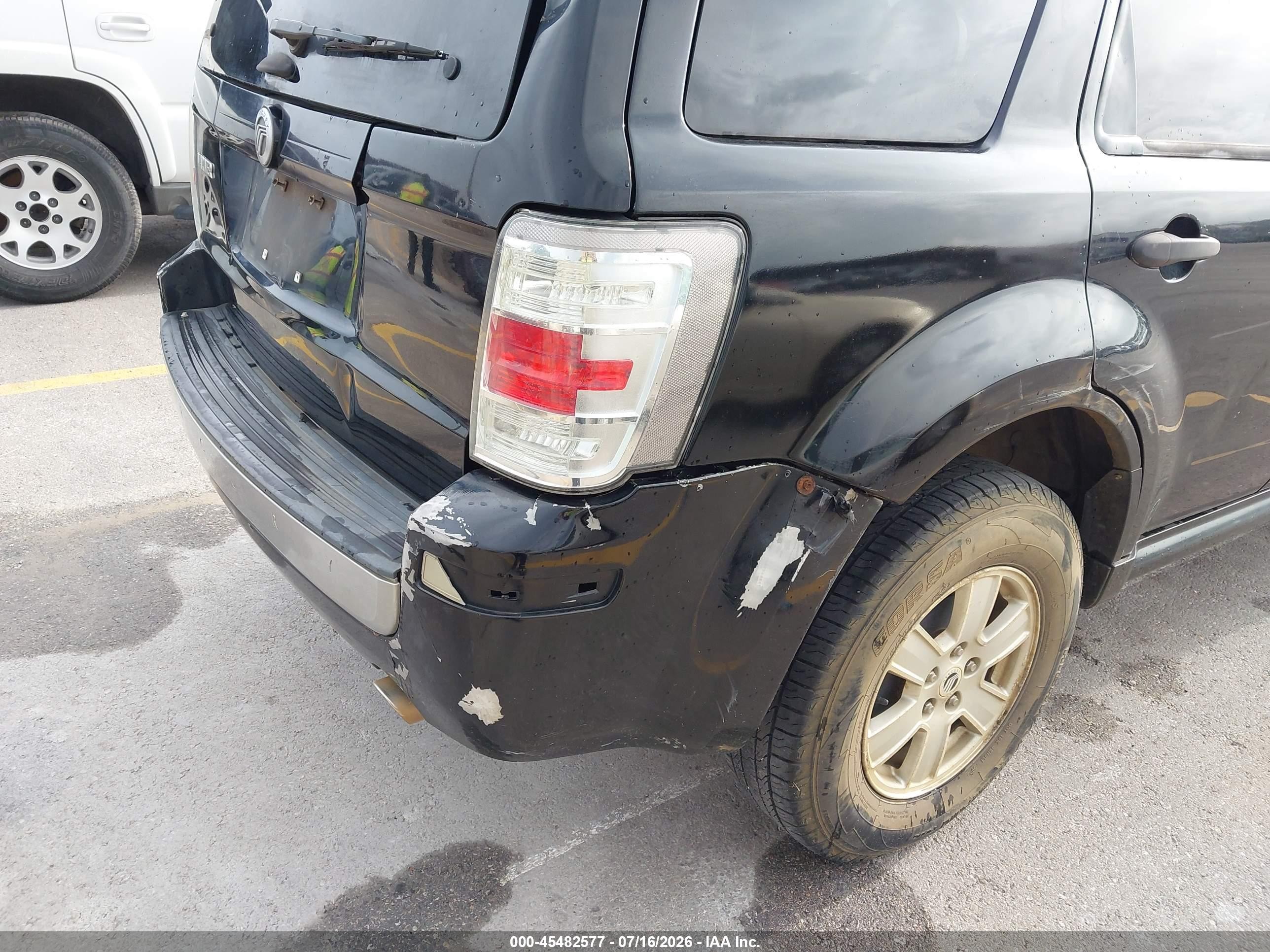 2009 Mercury Mariner V6 Черный vin: 4M2CU81G09KJ02809