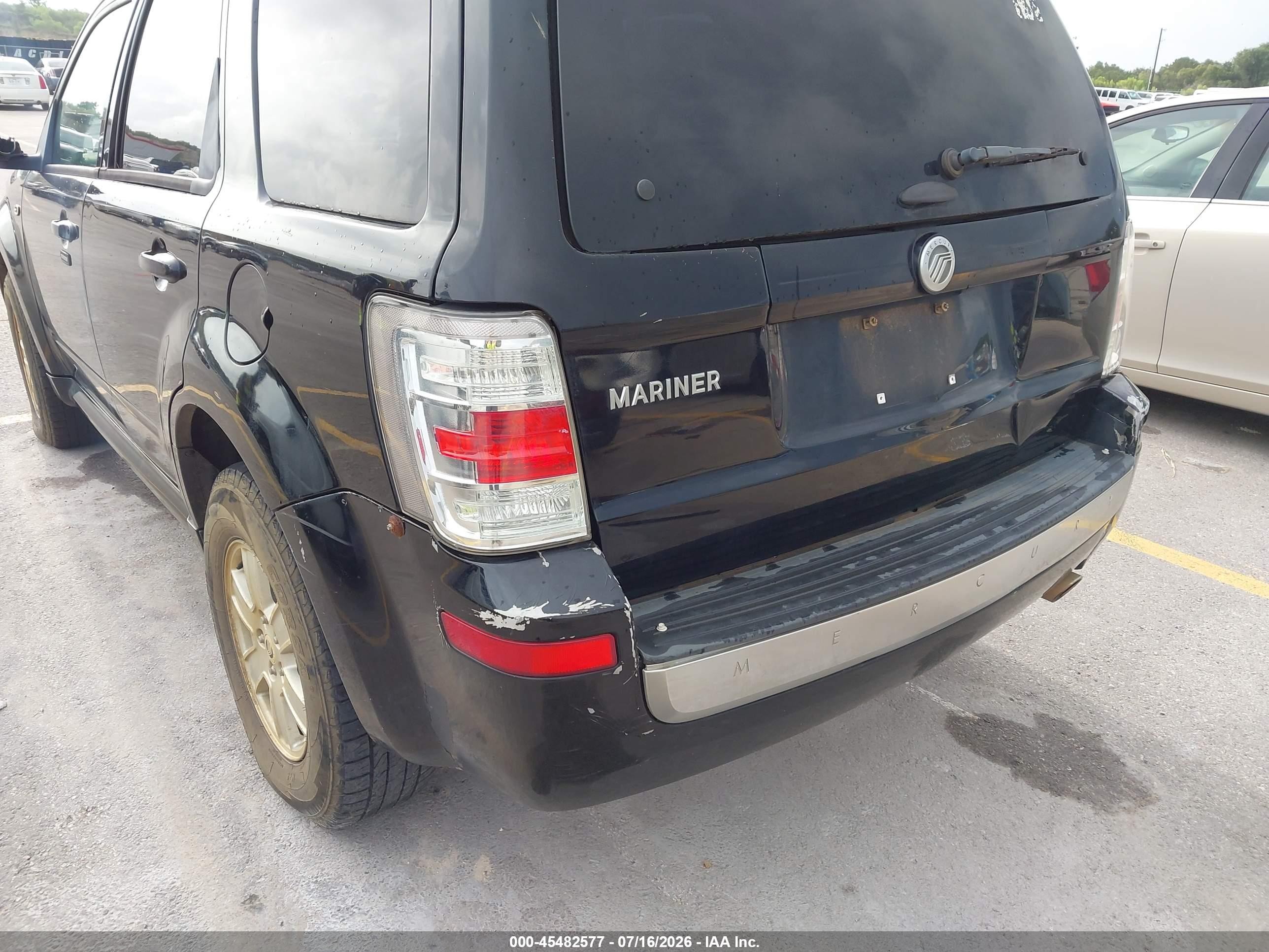 2009 Mercury Mariner V6 Черный vin: 4M2CU81G09KJ02809