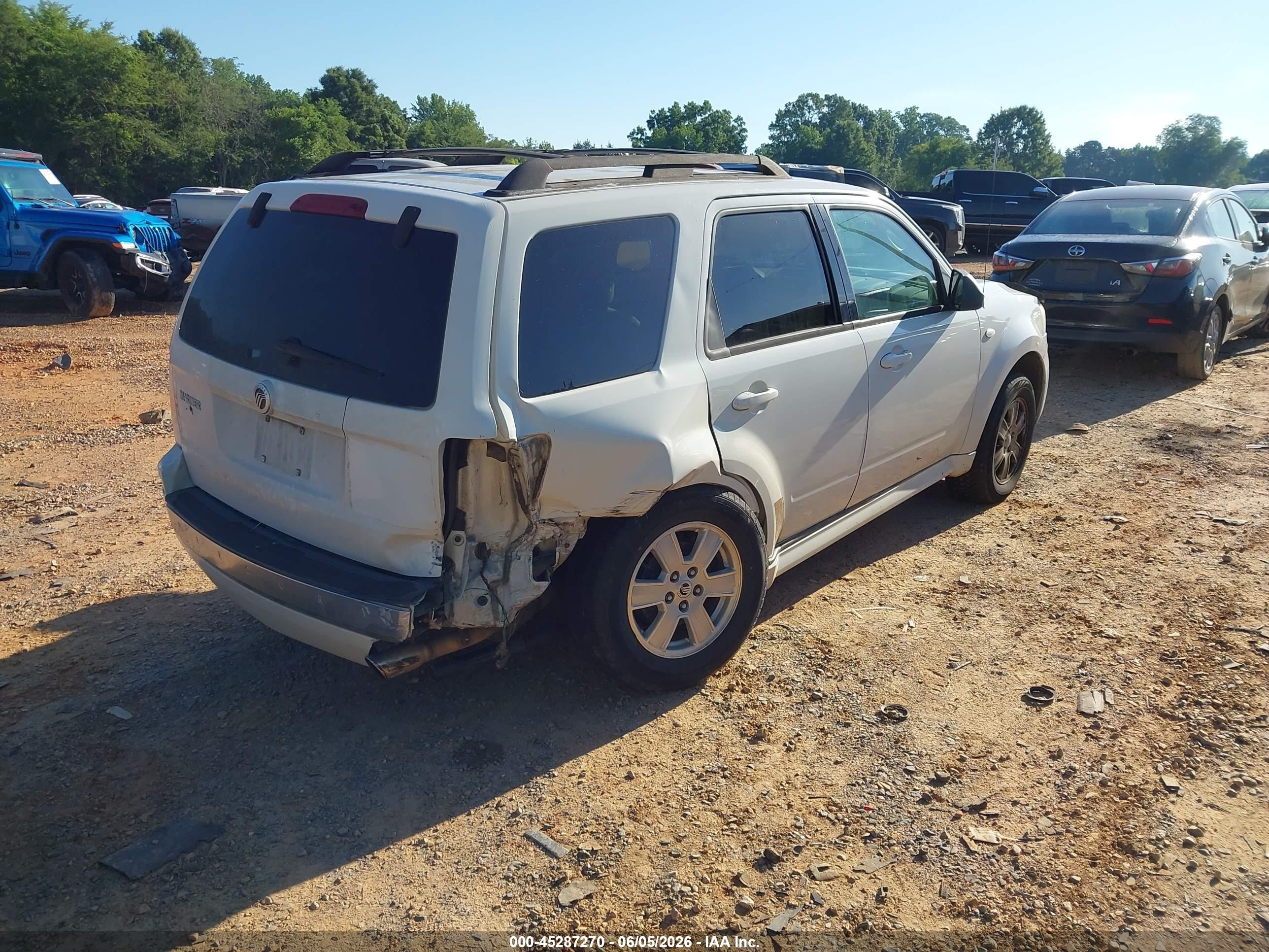 2009 Mercury Mariner V6 Белый vin: 4M2CU81G19KJ07369