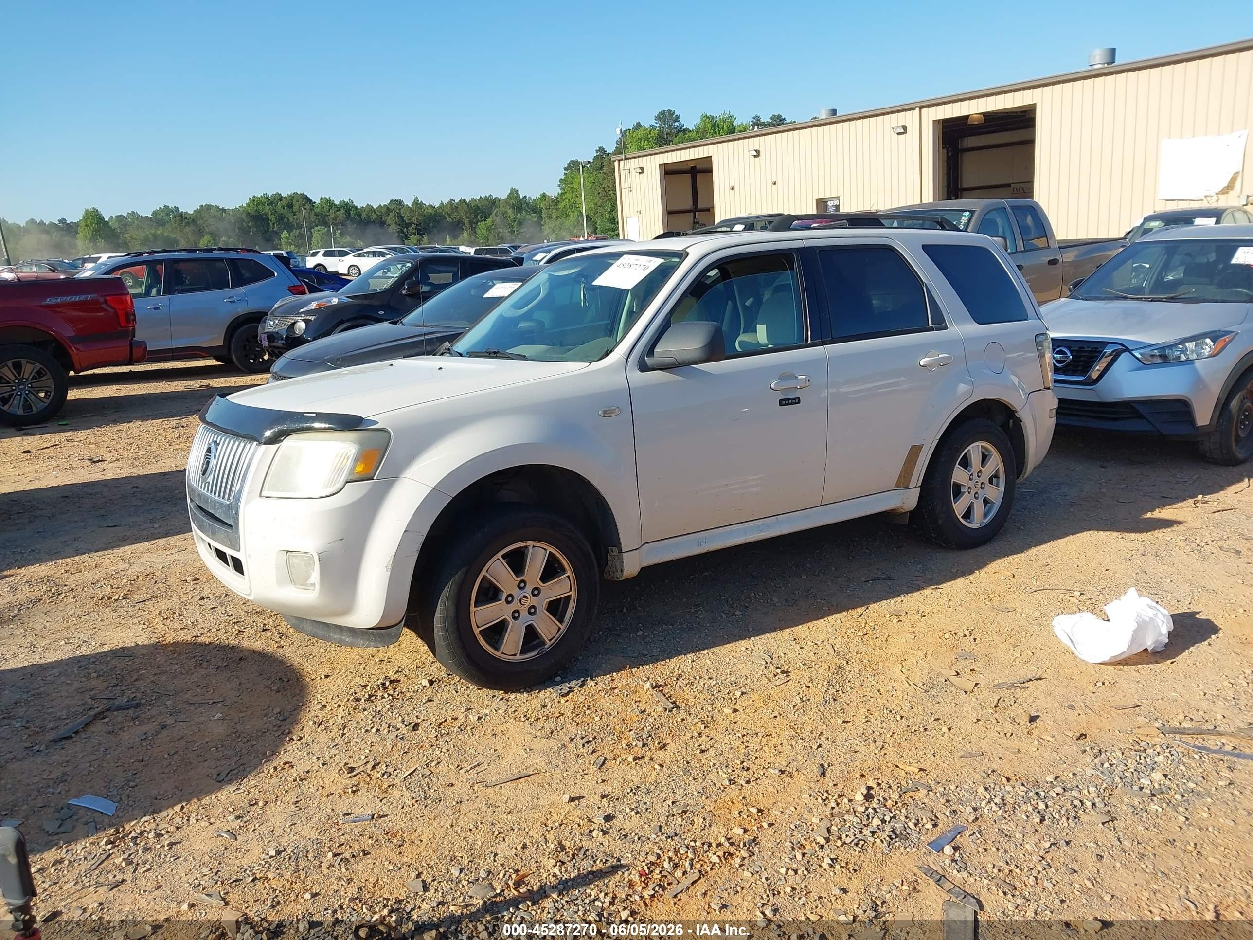 2009 Mercury Mariner V6 Белый vin: 4M2CU81G19KJ07369
