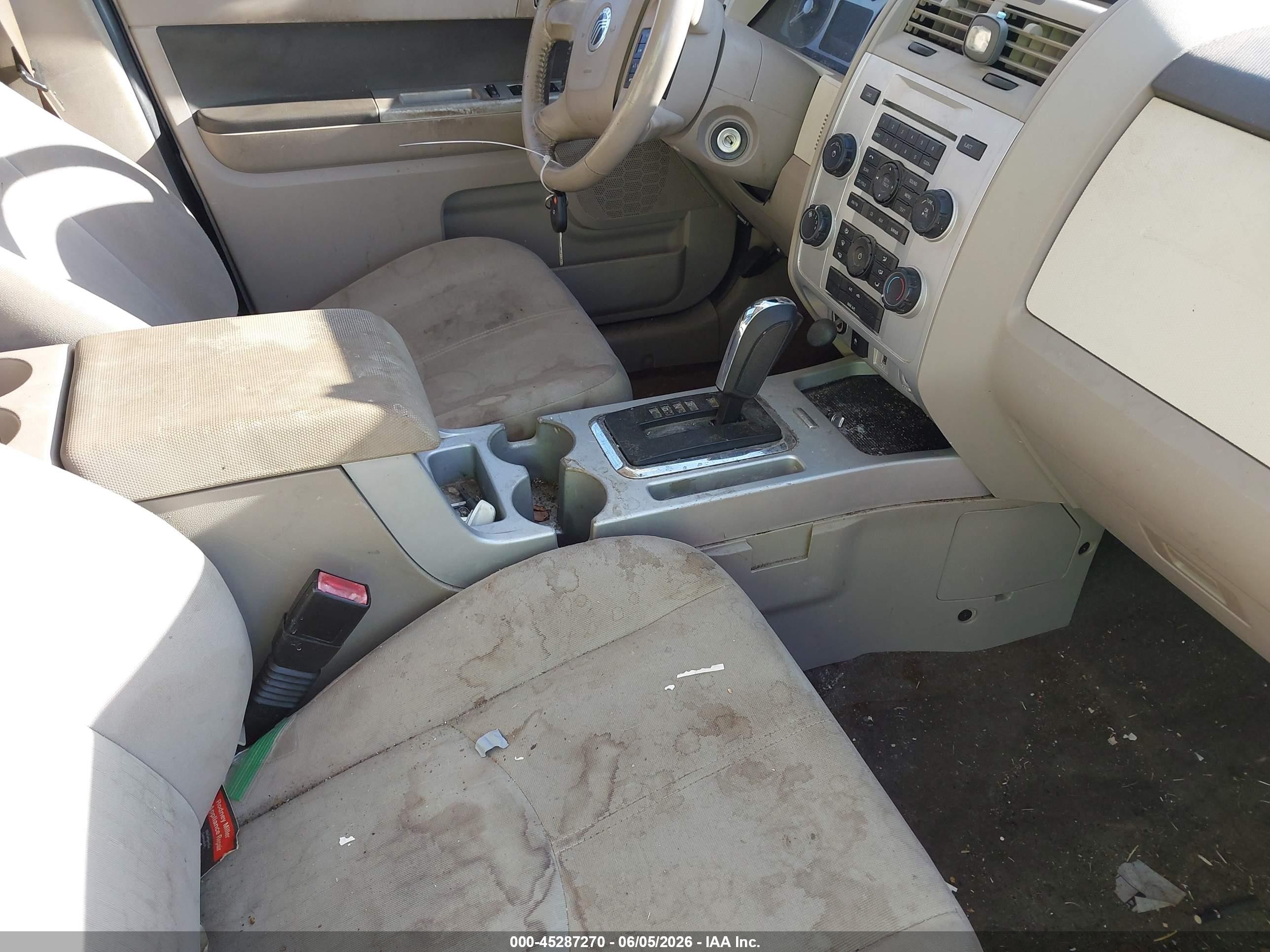 2009 Mercury Mariner V6 Белый vin: 4M2CU81G19KJ07369
