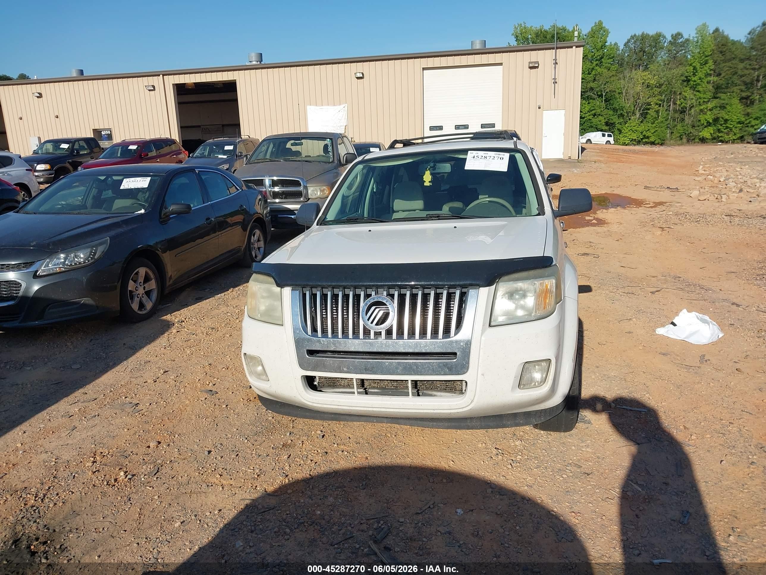 2009 Mercury Mariner V6 Белый vin: 4M2CU81G19KJ07369