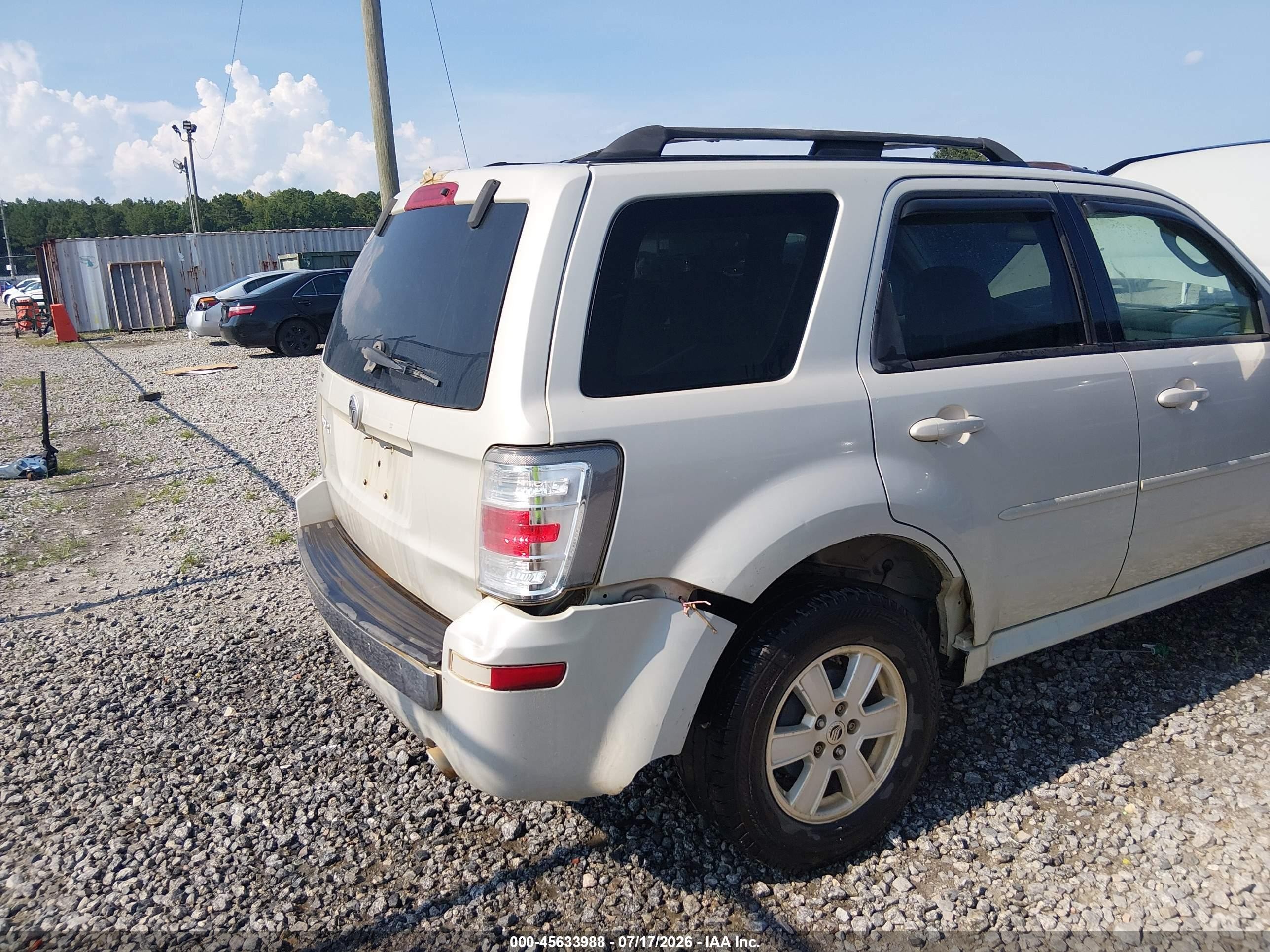 2009 Mercury Mariner V6 Champagne vin: 4M2CU81G49KJ06071