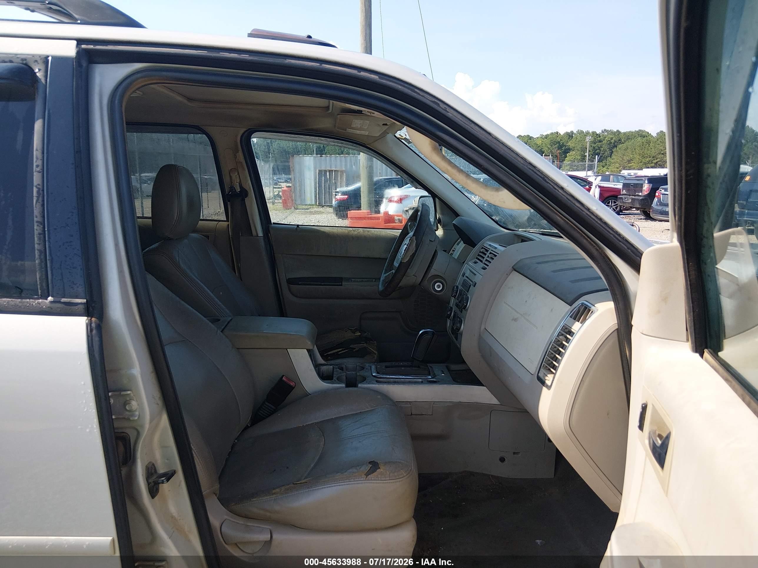 2009 Mercury Mariner V6 Champagne vin: 4M2CU81G49KJ06071