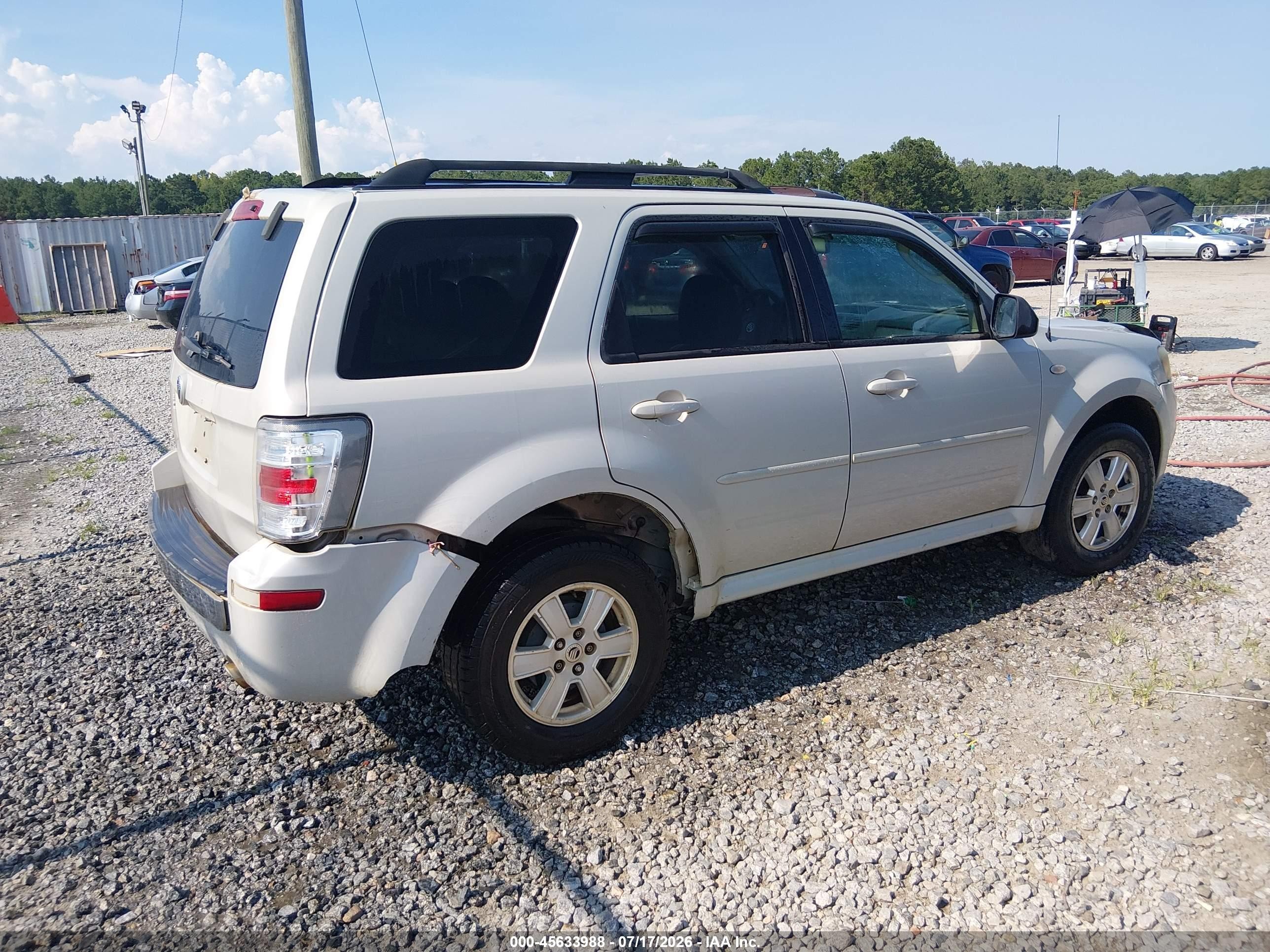 2009 Mercury Mariner V6 Champagne vin: 4M2CU81G49KJ06071