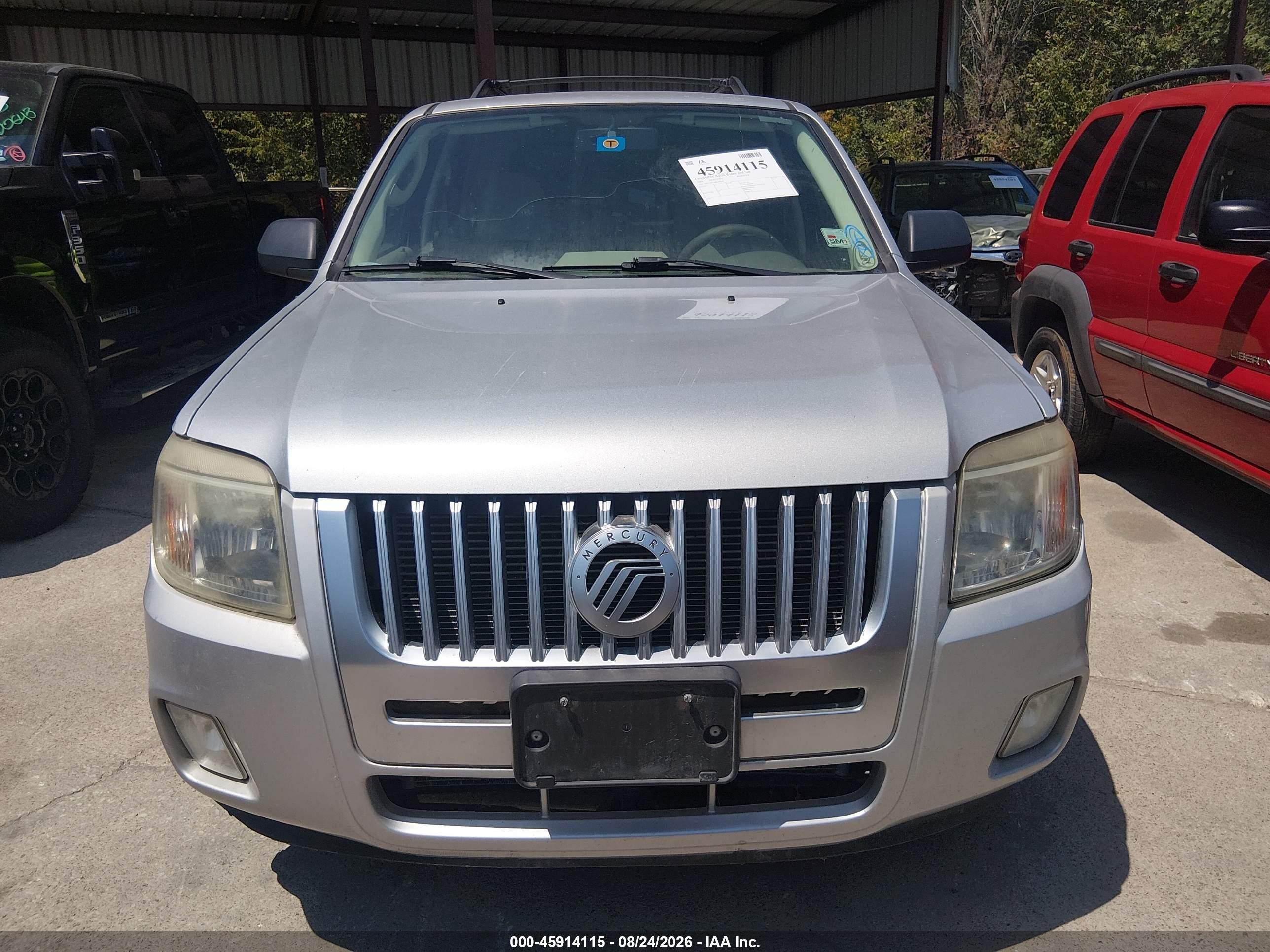 2009 Mercury Mariner V6 Серебряный vin: 4M2CU81G49KJ20620